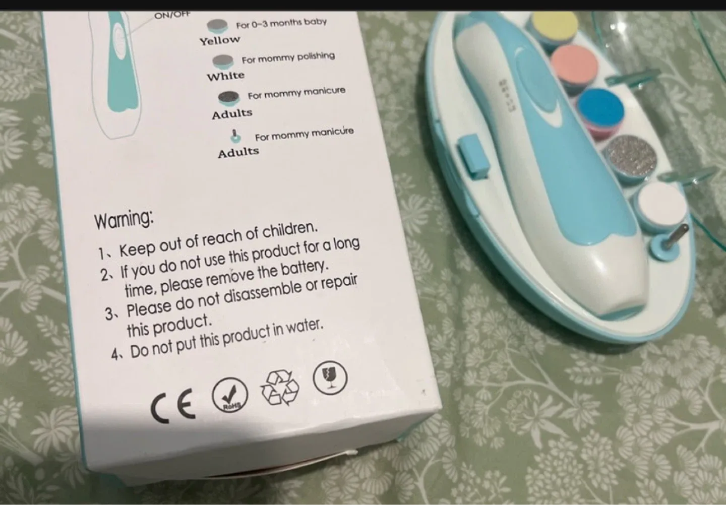 Baby's Electric Manicure Set - New in Box! image indicator(2)