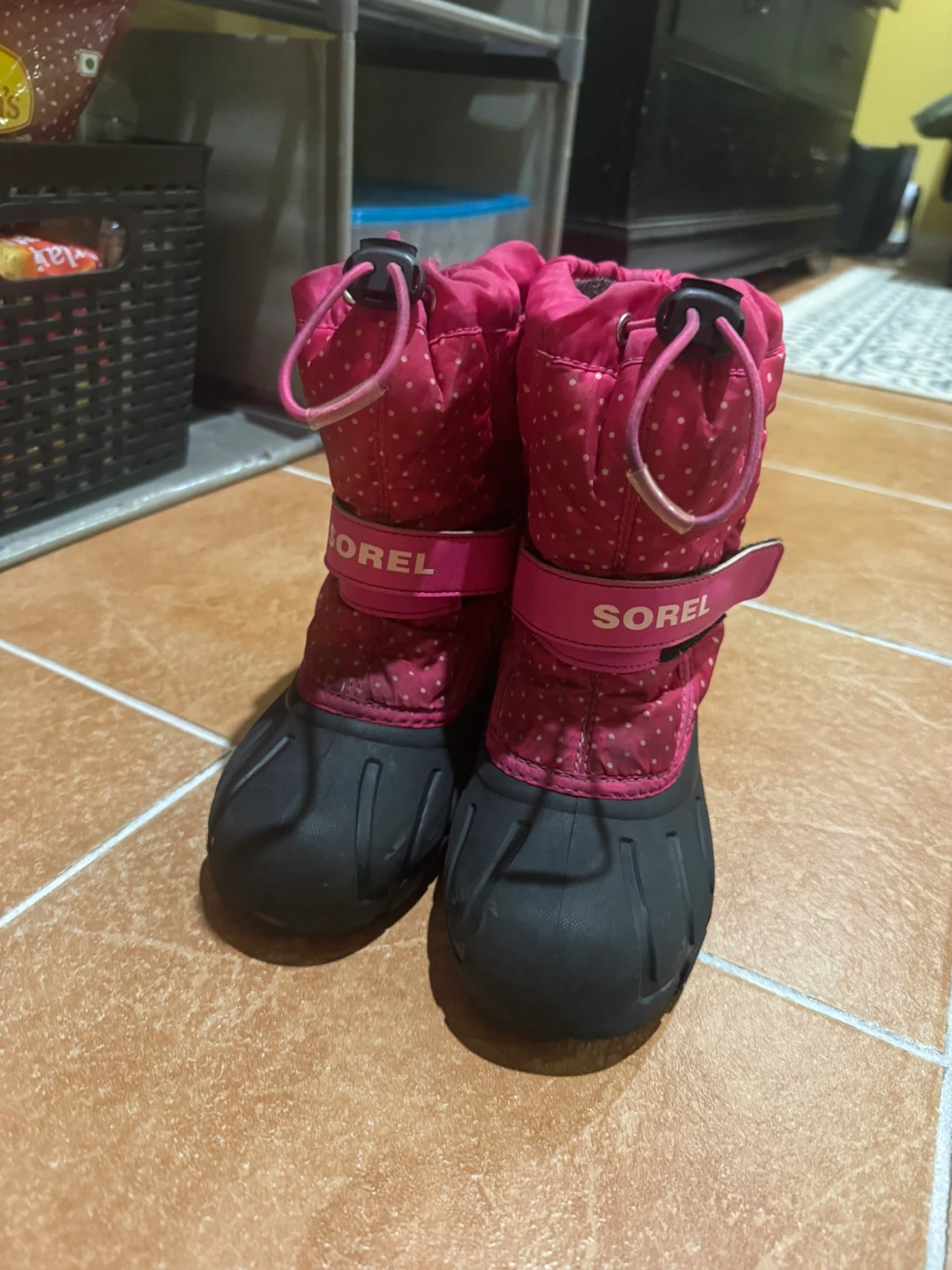 Sorel Pink Polka Dot Snow Boots - photo 2