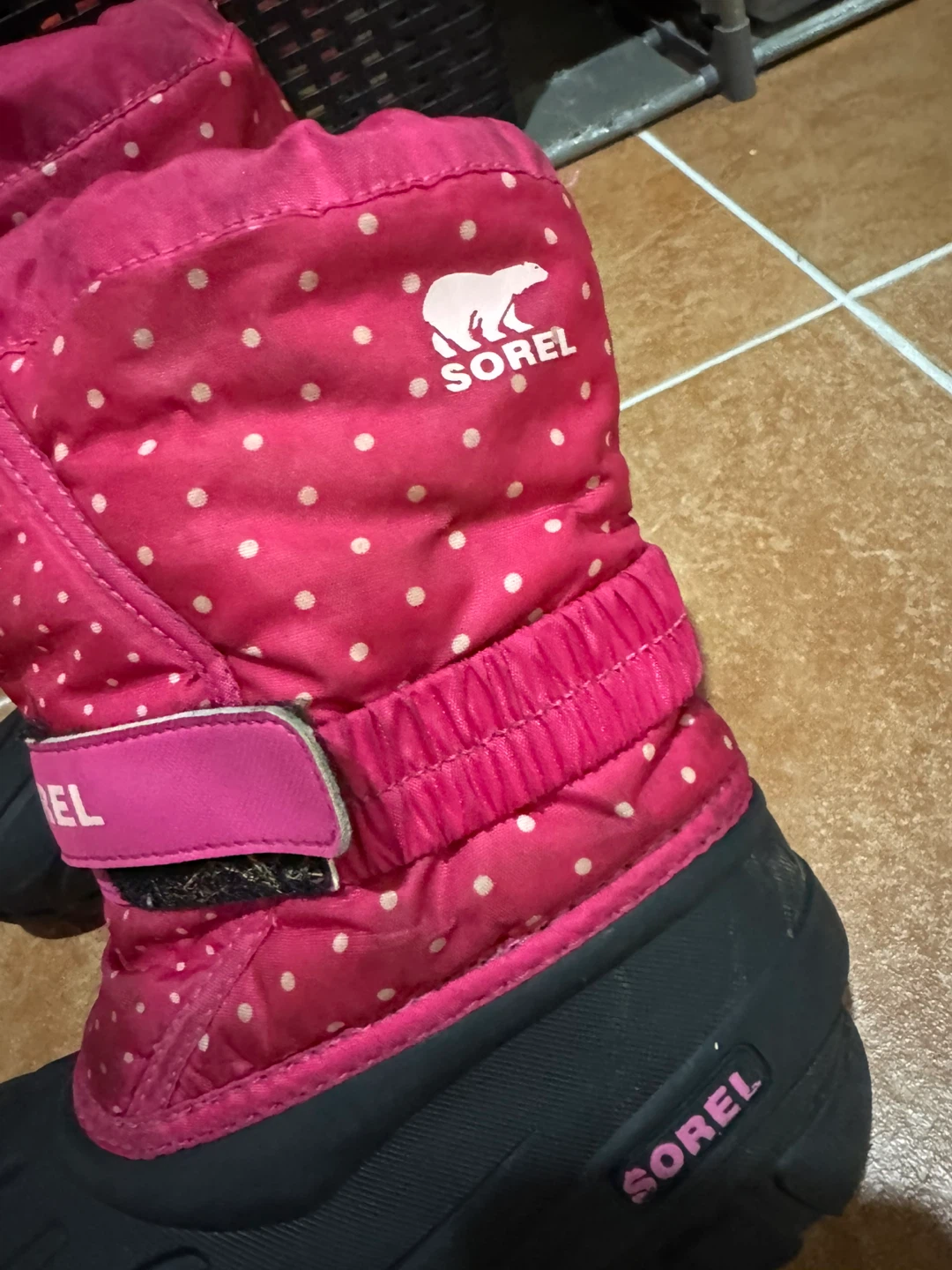 Sorel Pink Polka Dot Snow Boots - photo 3