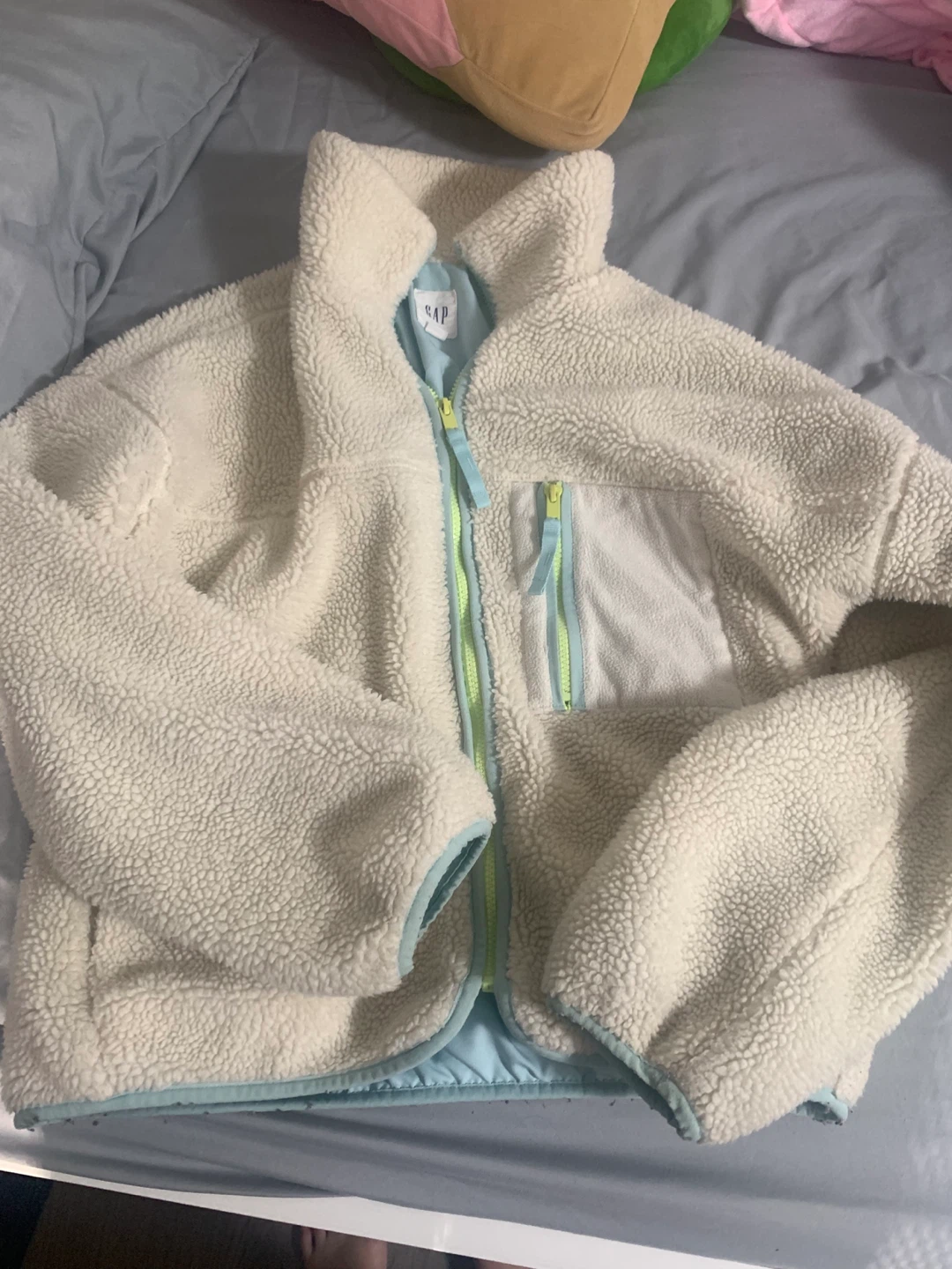 Gap Sherpa Jacket - Cream - size S-M