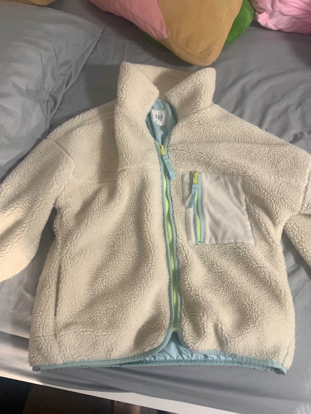 Gap Sherpa Jacket - Cream - size S-M - photo 2