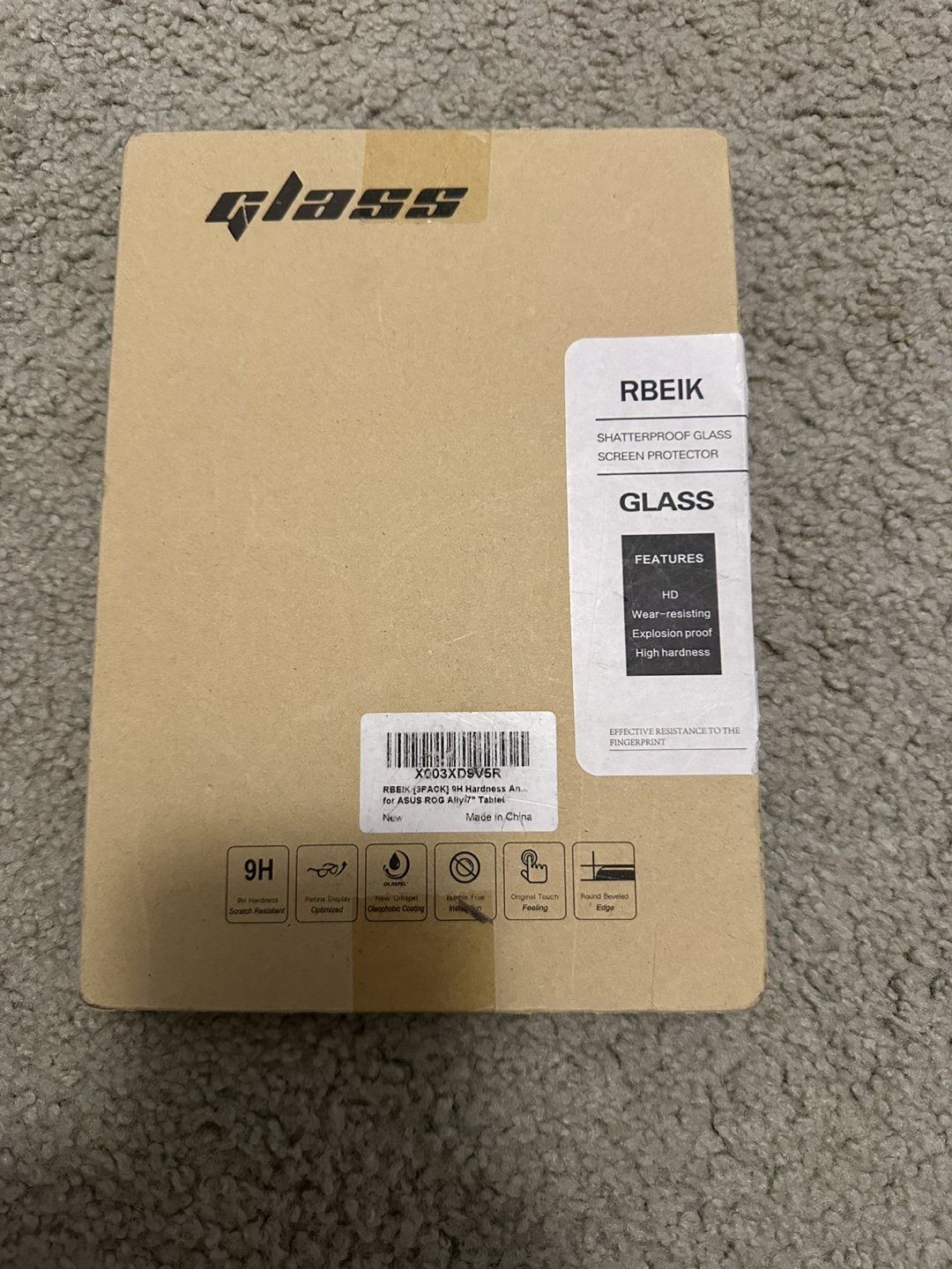 New RBEIK Glass Screen Protector for ASUS ROG Ally - photo 3