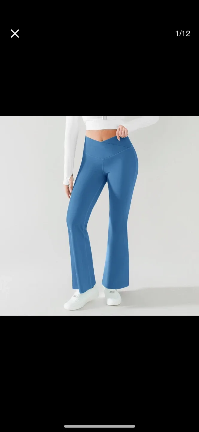 Blue Yoga Pants