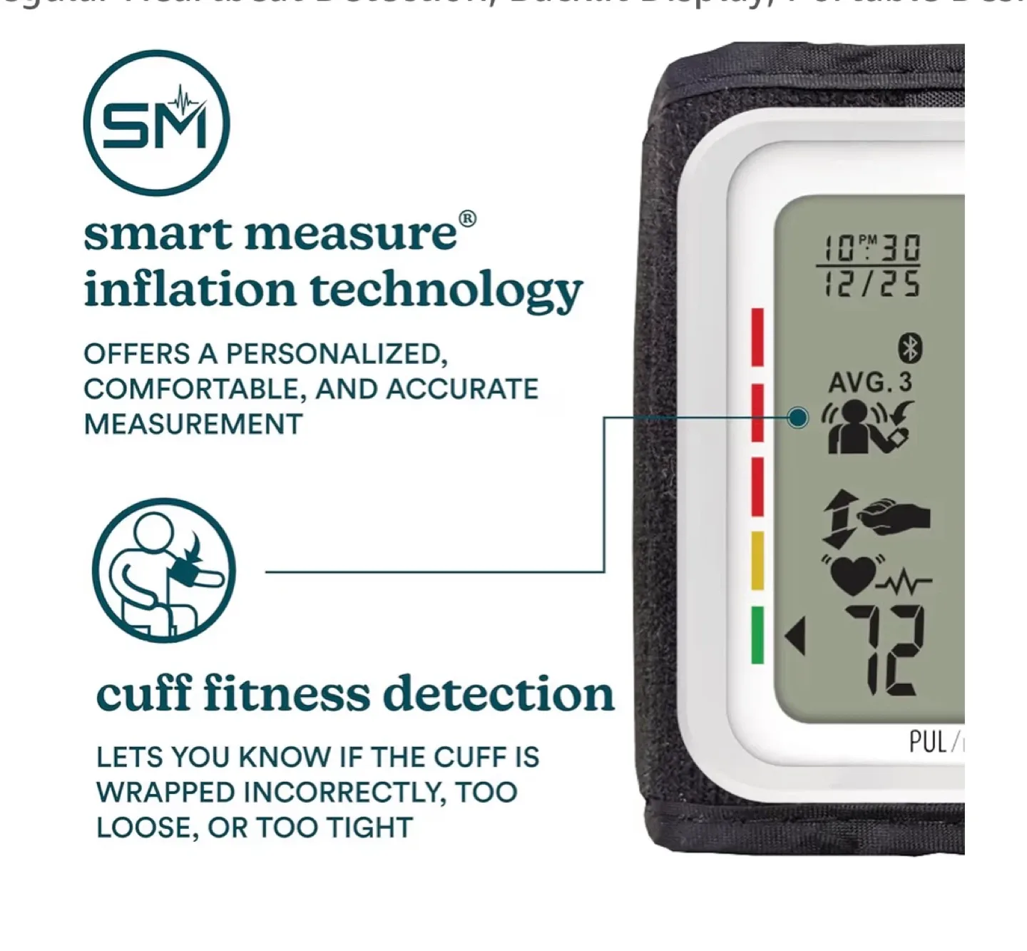 Homedics Wrist Cuff Blood Pressure Monitor image indicator(4)