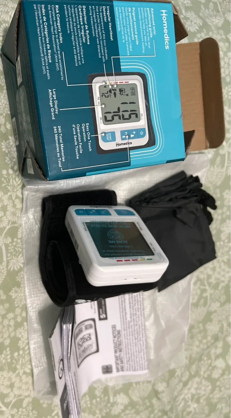 Homedics Wrist Cuff Blood Pressure Monitor image indicator(7)