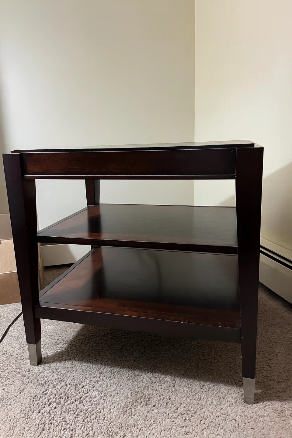 Dark Brown Coffee Console Table