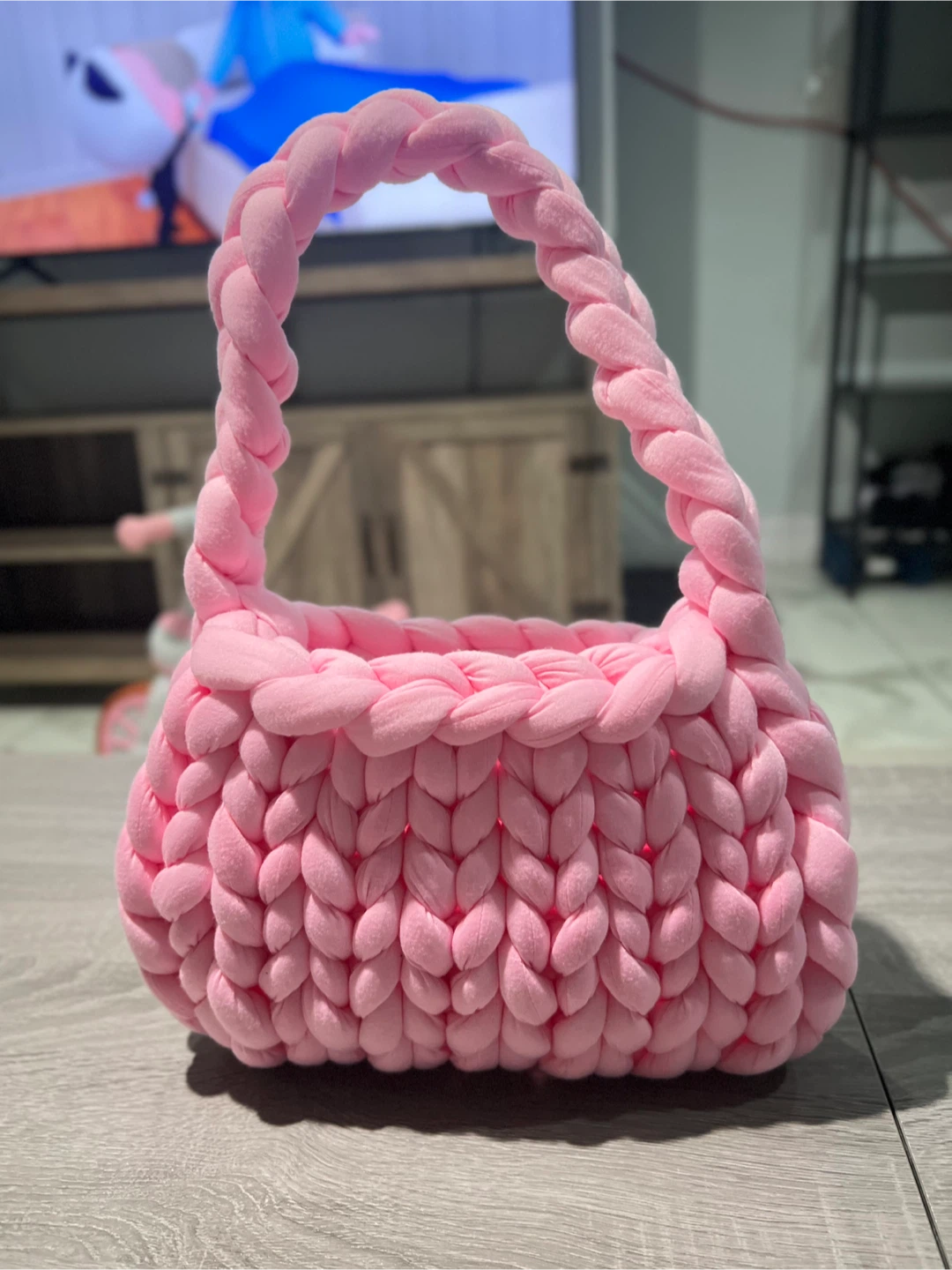 Pink Knitted Handbag - photo 2