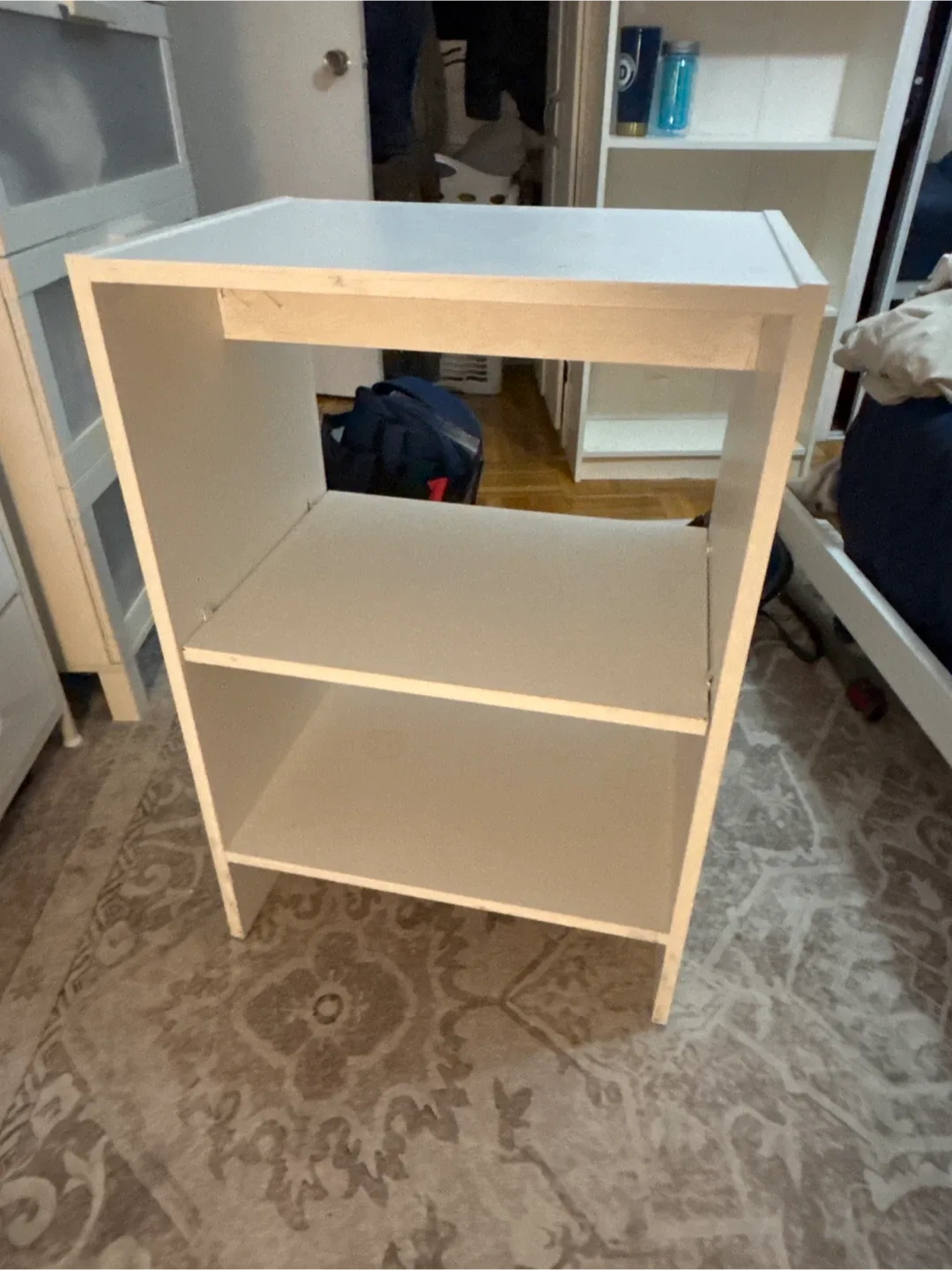 White Wooden Shelf #cleanout