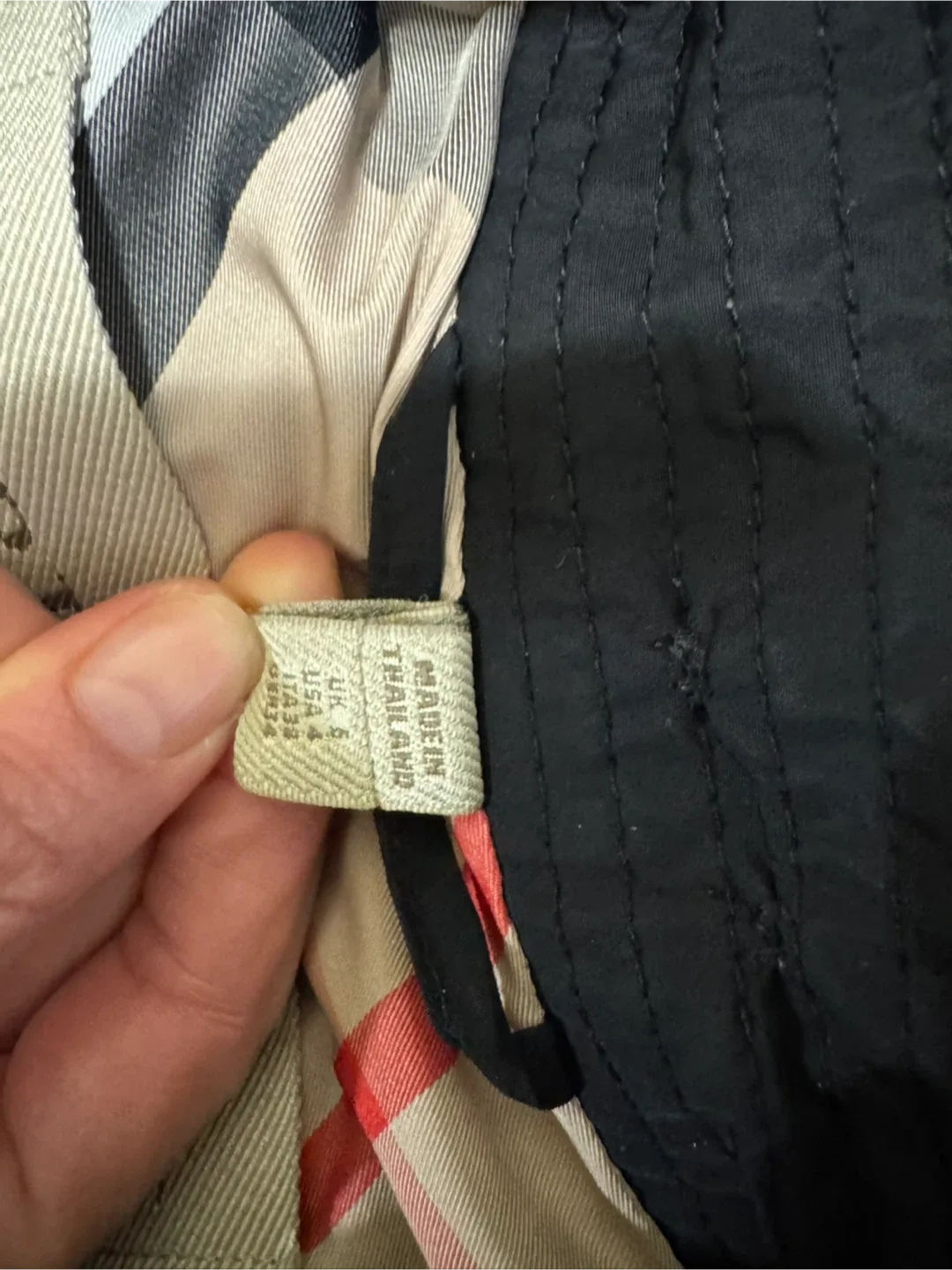 Burberry Brit Black Trench Coat - Size 4 US image indicator(4)