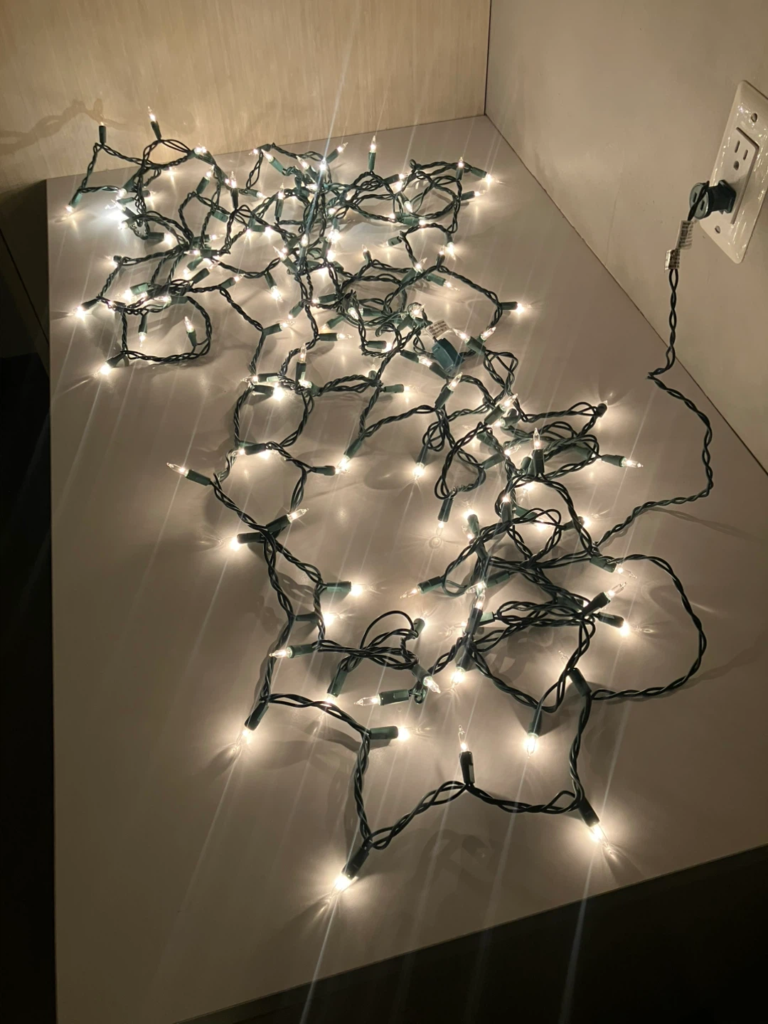 Long 150 Light Christmas String - Like New - photo 3