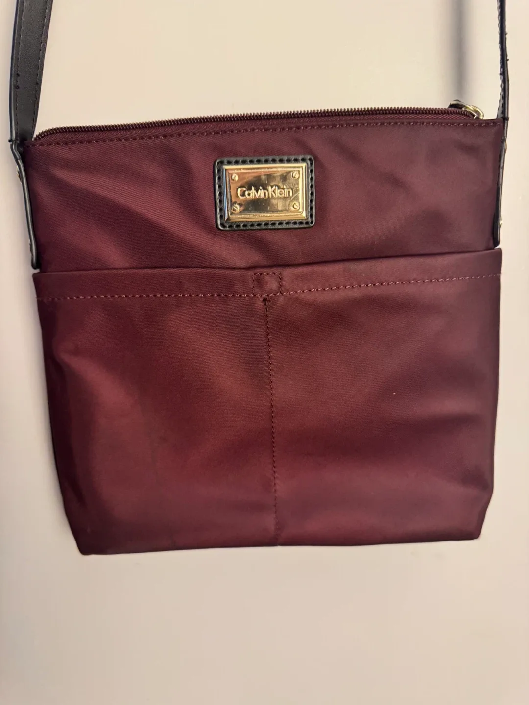 Calvin Klein Crossbody Bag - Burgundy