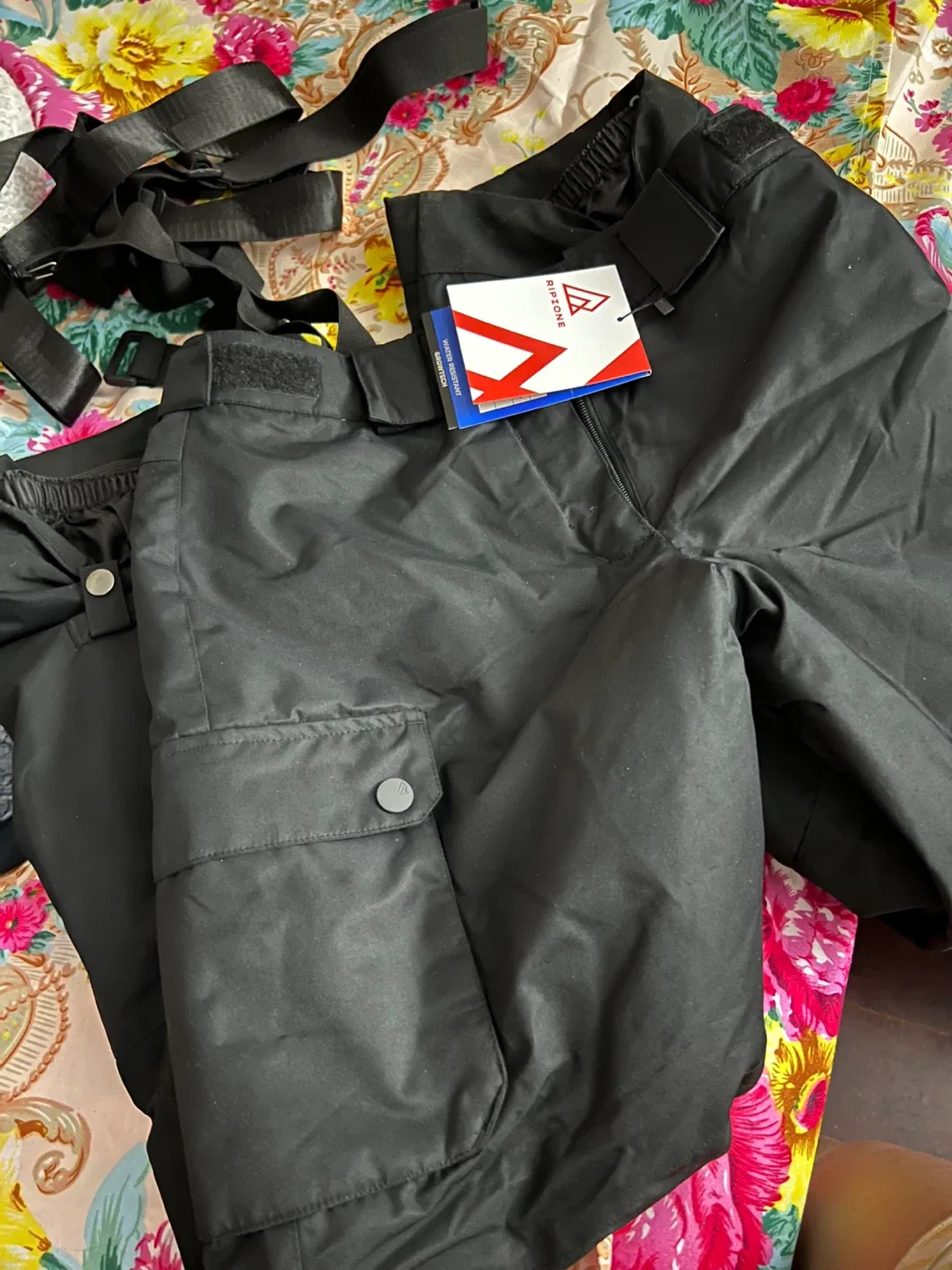 Ripzone Black Snow Pants - XL/TG