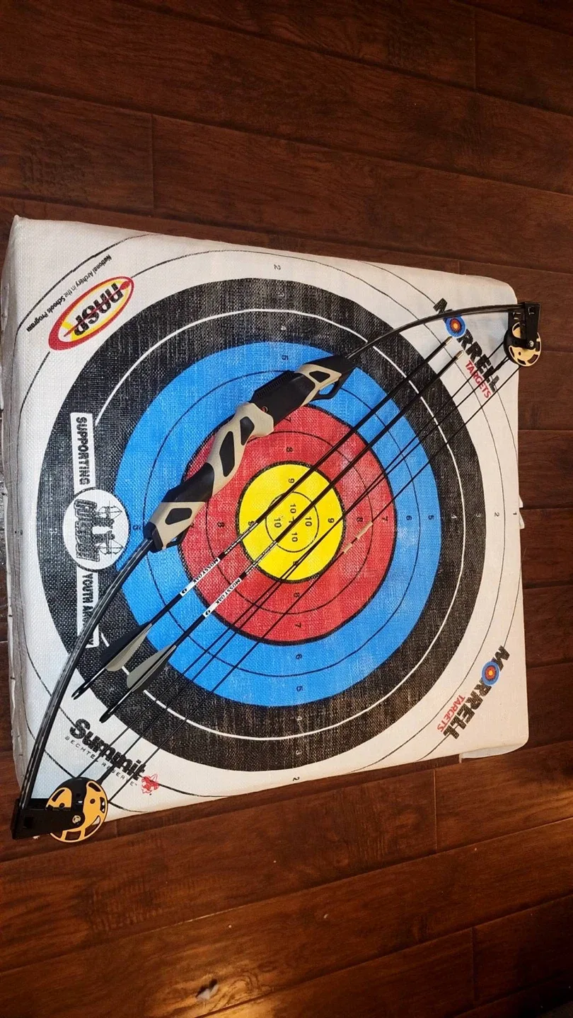 Compound Bow with Arrows plus target