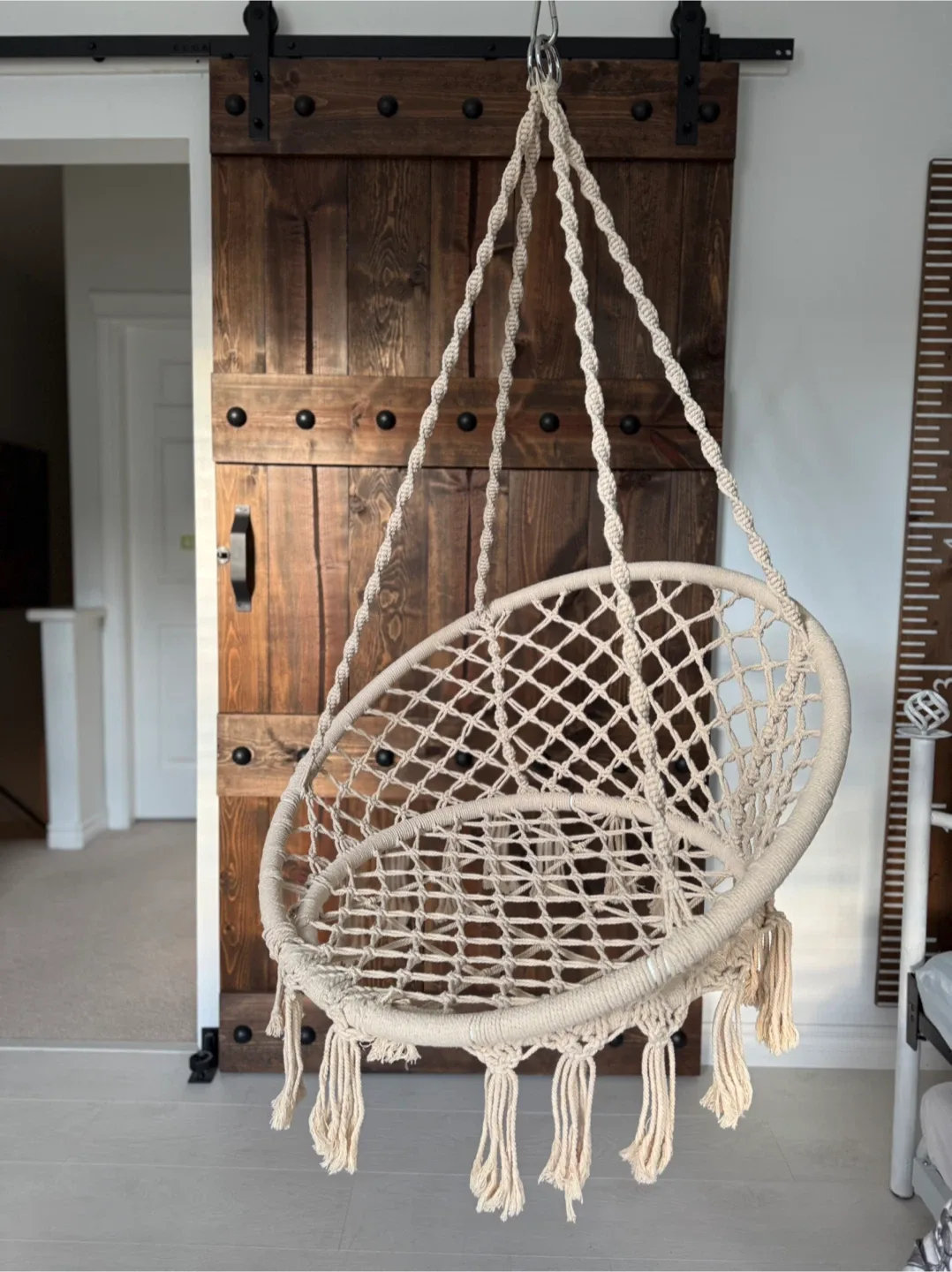 Macrame Hanging Egg Chair