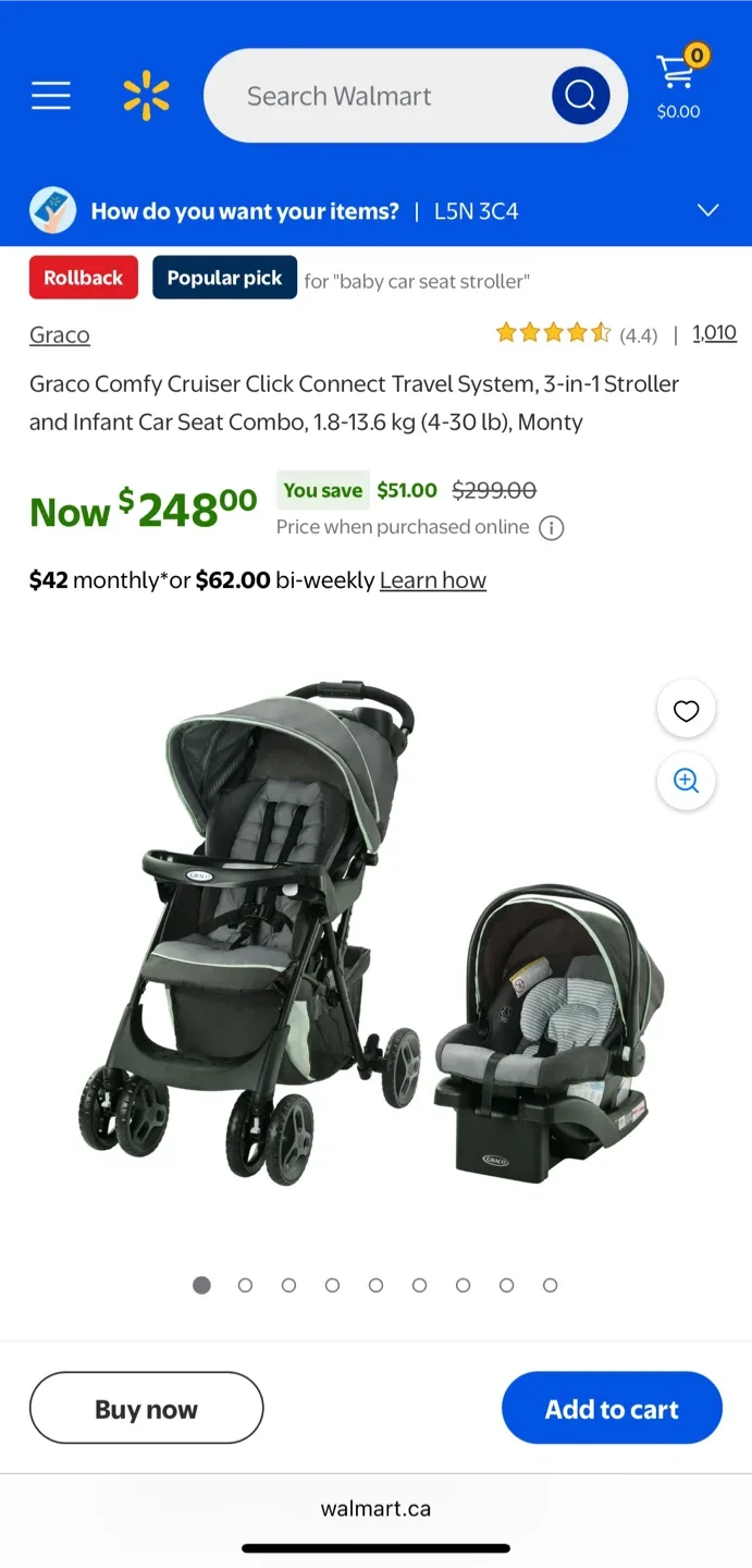 Graco Comfy Cruiser Stroller - Stylish Purple image indicator(9)