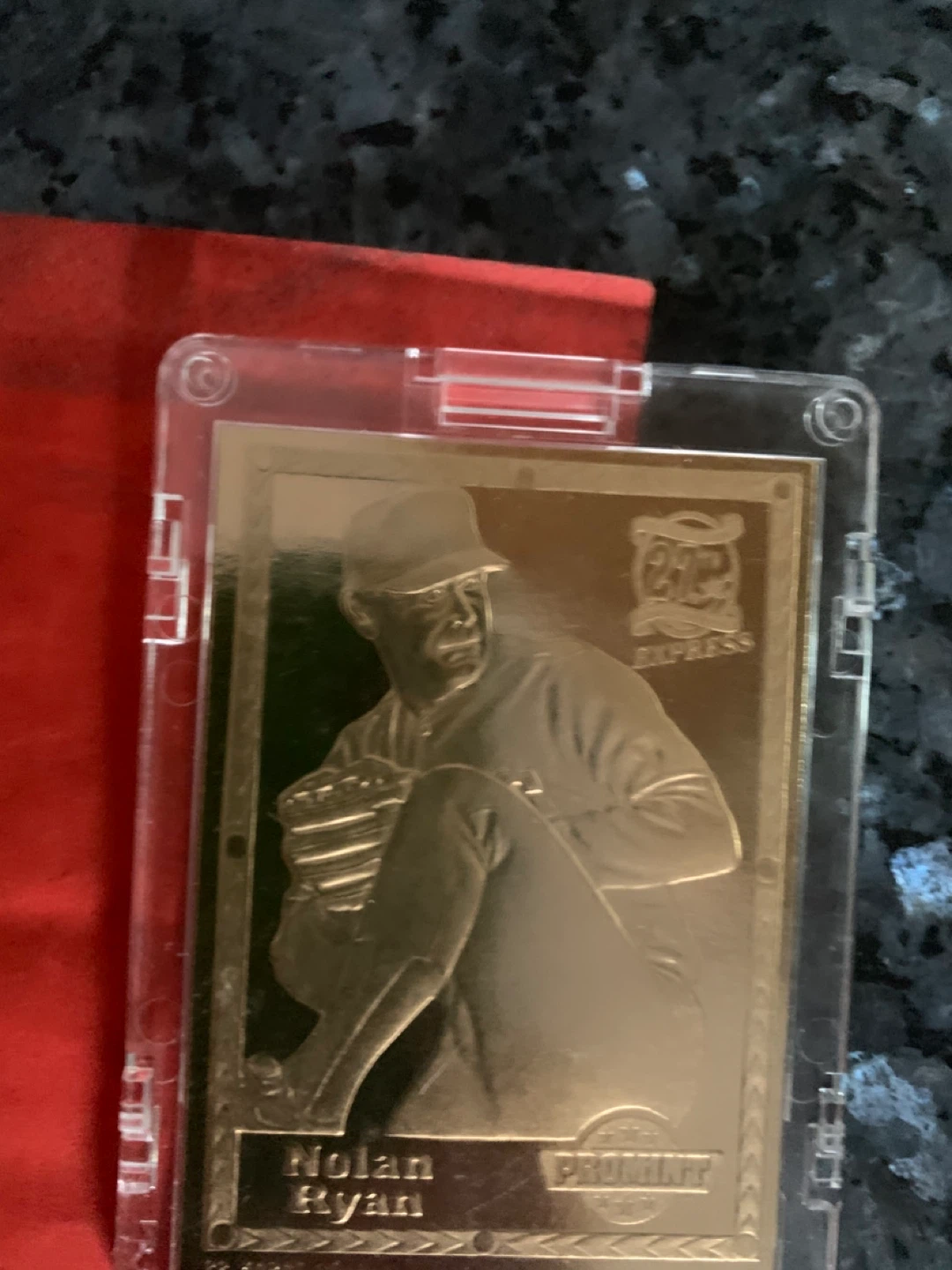 Nolan Ryan Promint Baseball Card - photo 3