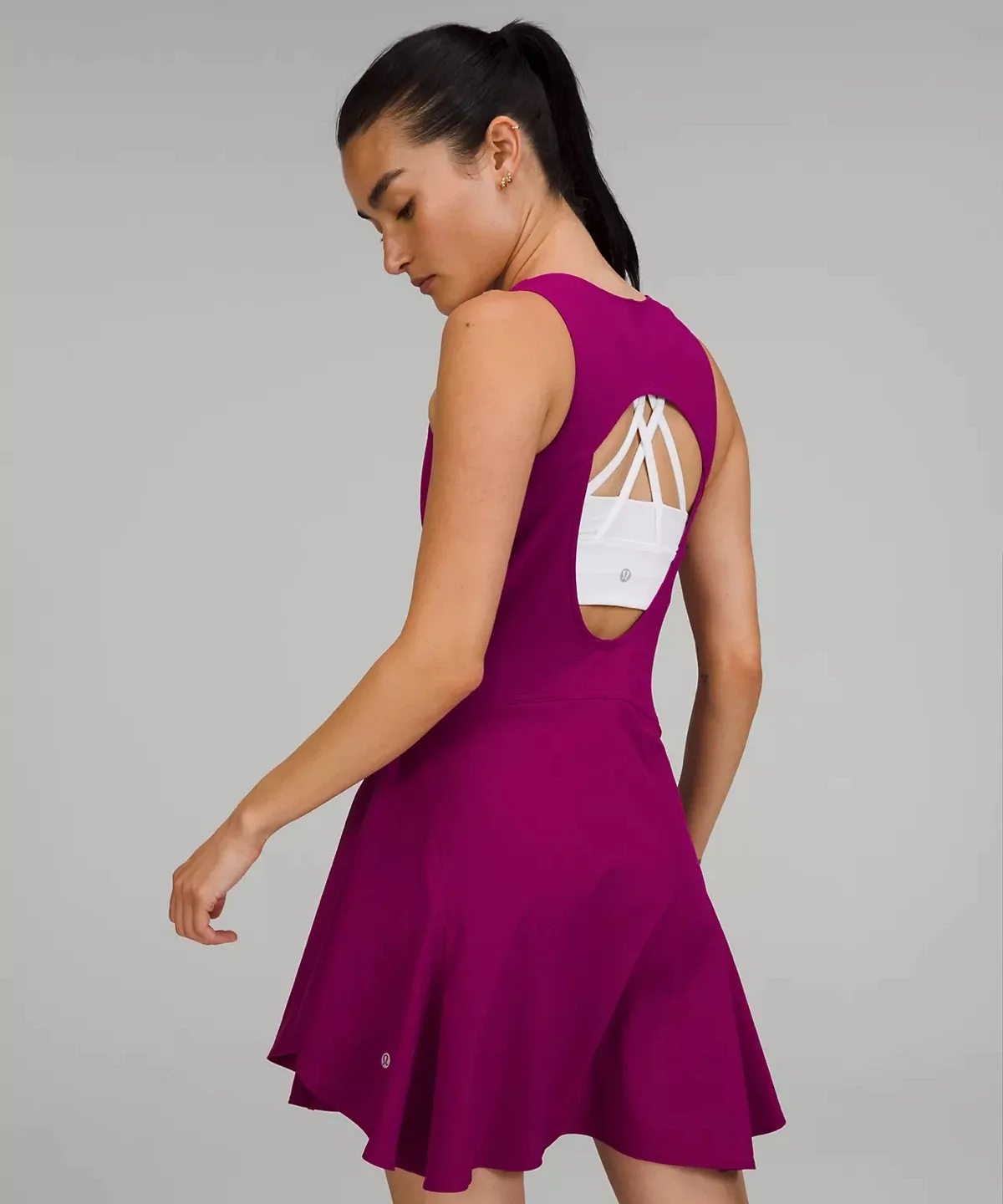 NWT Lululemon Everlux Short-Lined Tennis Tank Dress 6" US 2 image indicator(4)