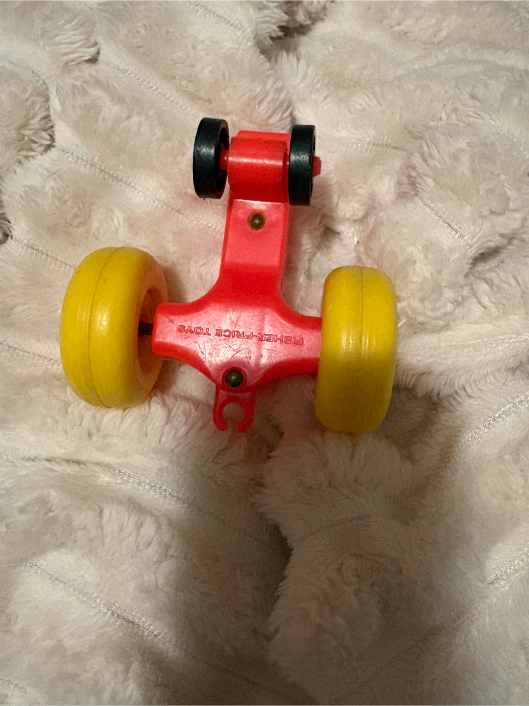 Fisher-Price Toys Vintage Red and Yellow tractor $10 - photo 3