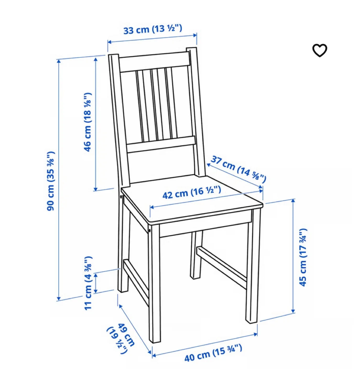 IKEA Dining Table with 4 Chairs - Black image indicator(7)