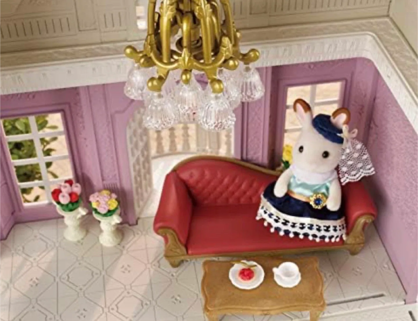 NEW Calico Critters Elegant Town Manor Gift Set image indicator(6)