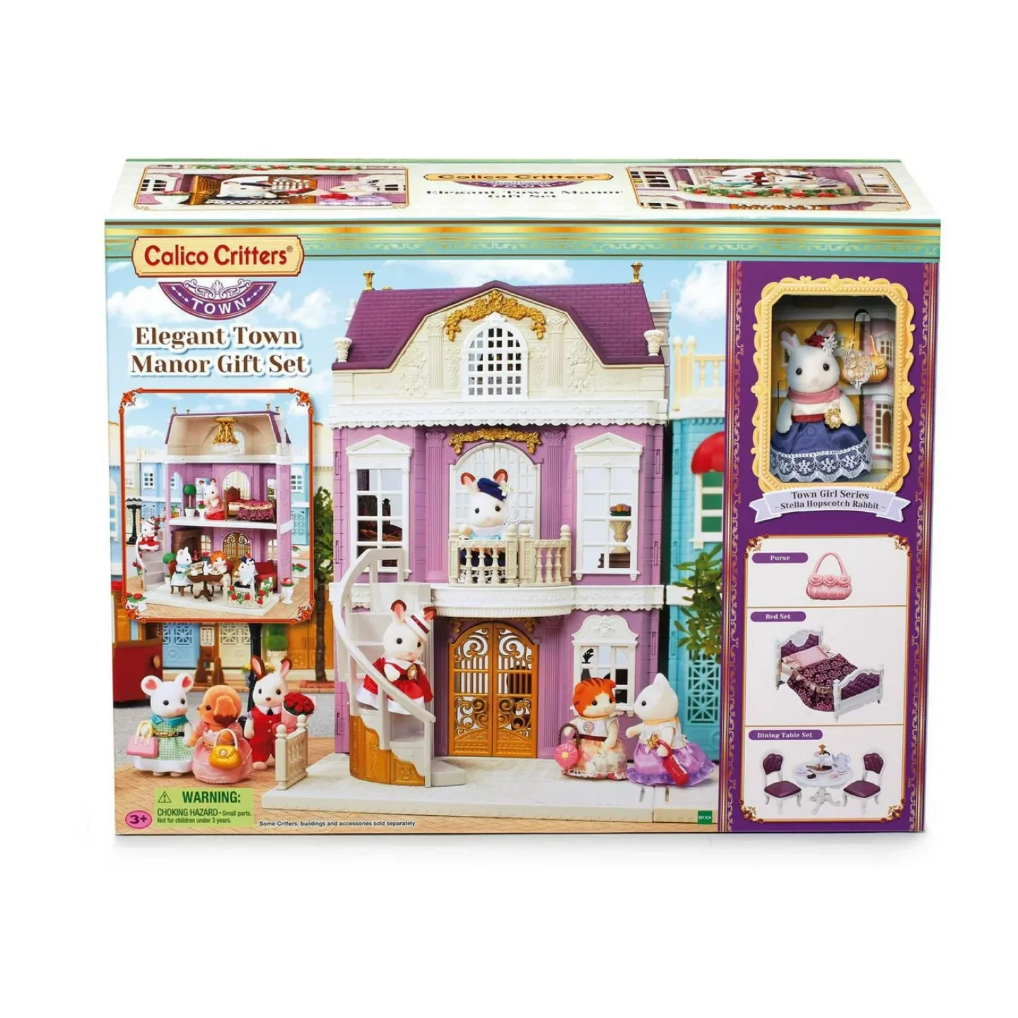 NEW Calico Critters Elegant Town Manor Gift Set
