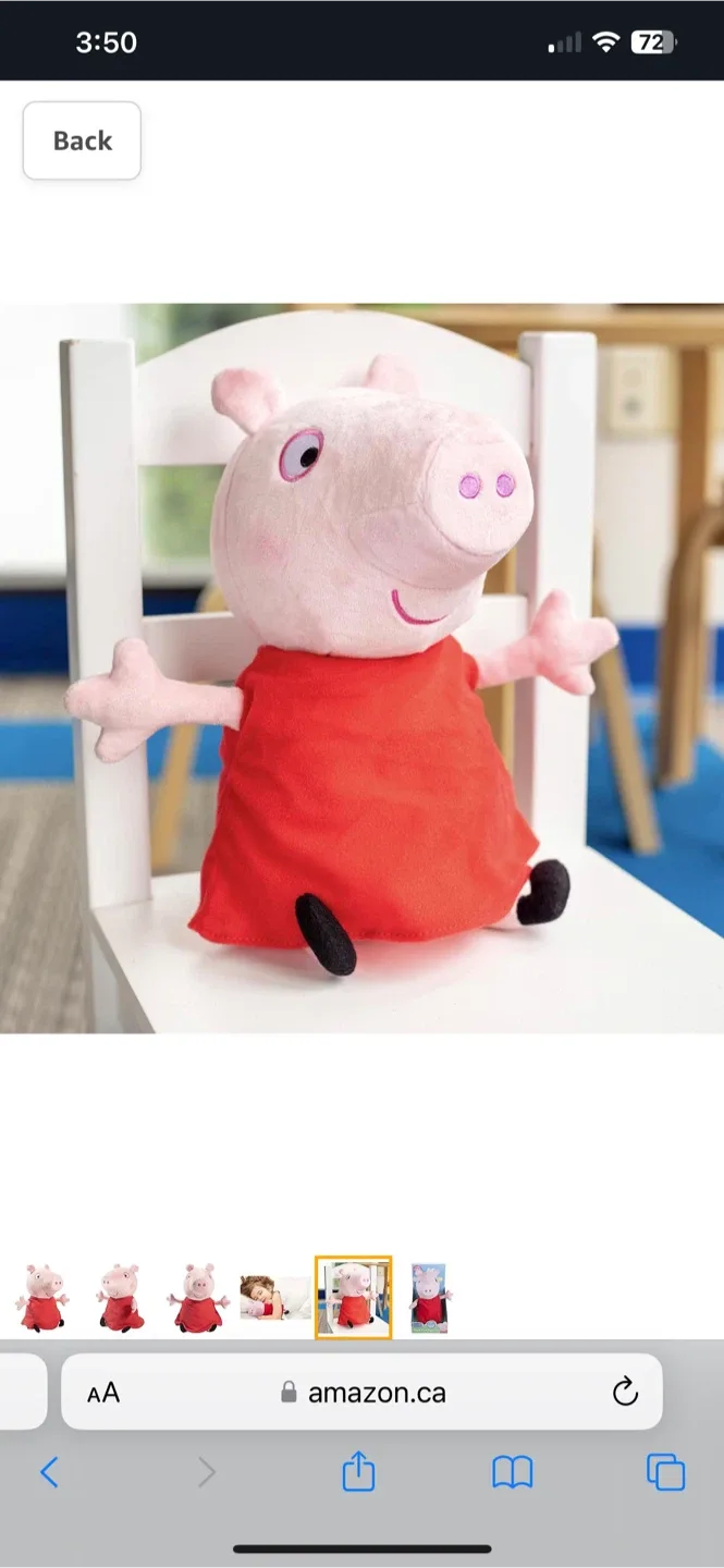 Peppa Pig Hug 'n' Oink Plush Toy image indicator(3)
