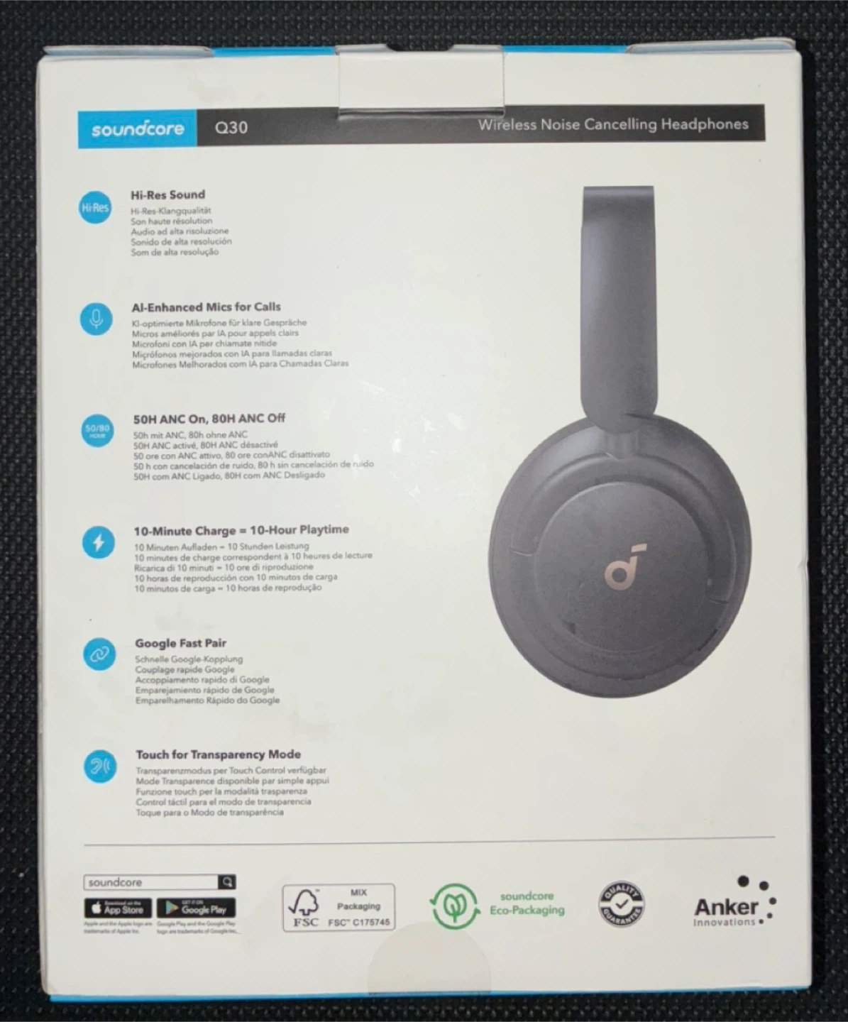 Soundcore Q30 Wireless Noise Cancelling Headphones - photo 5
