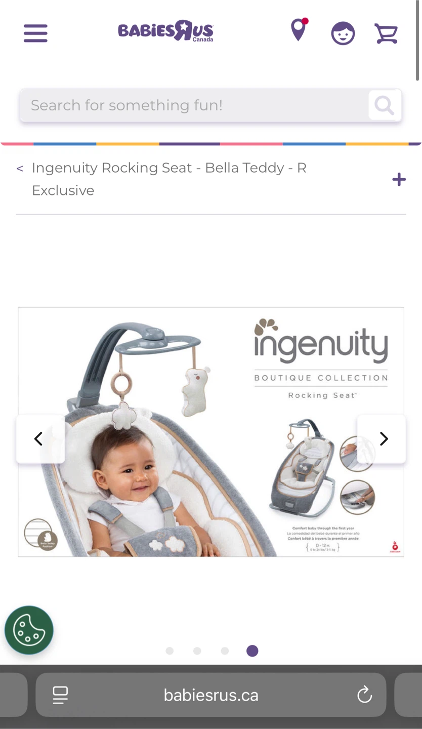 Ingenuity Baby Swing Never Used – Newborn to Toddler - photo 3