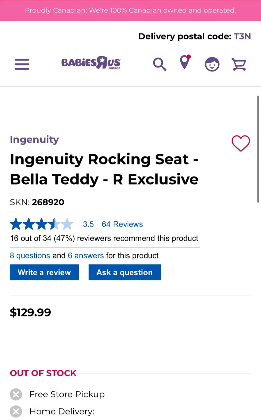 Ingenuity Baby Swing Never Used – Newborn to Toddler - photo 2