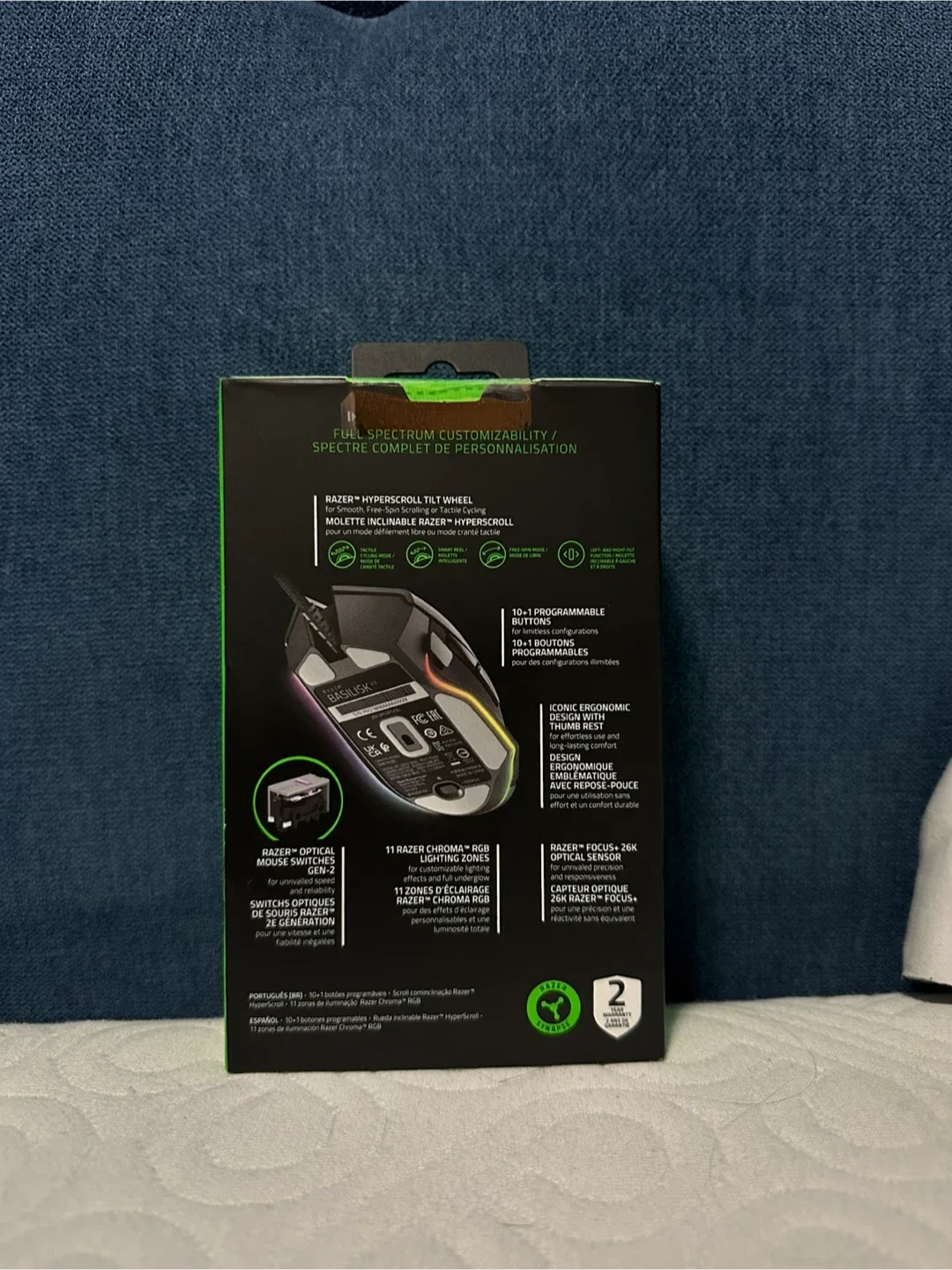 Razer Basilisk V3 Gaming Mouse  brand new image indicator(2)