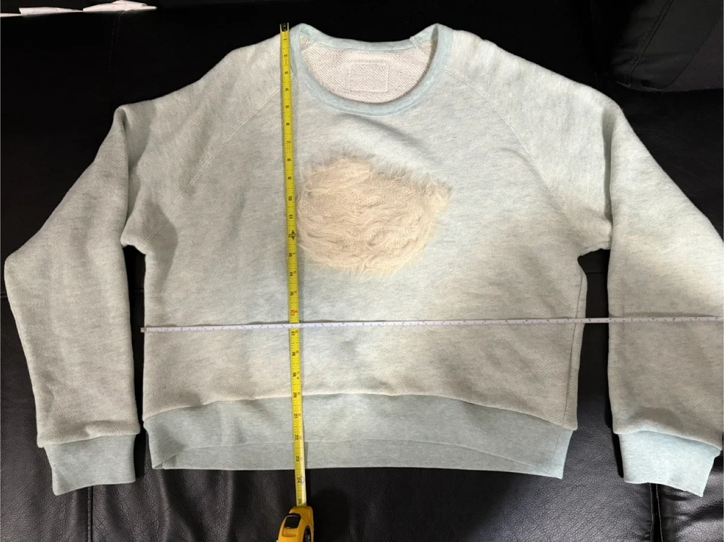 Tu es mon TRÉSOR Sweater light blue size 3 #cleanout