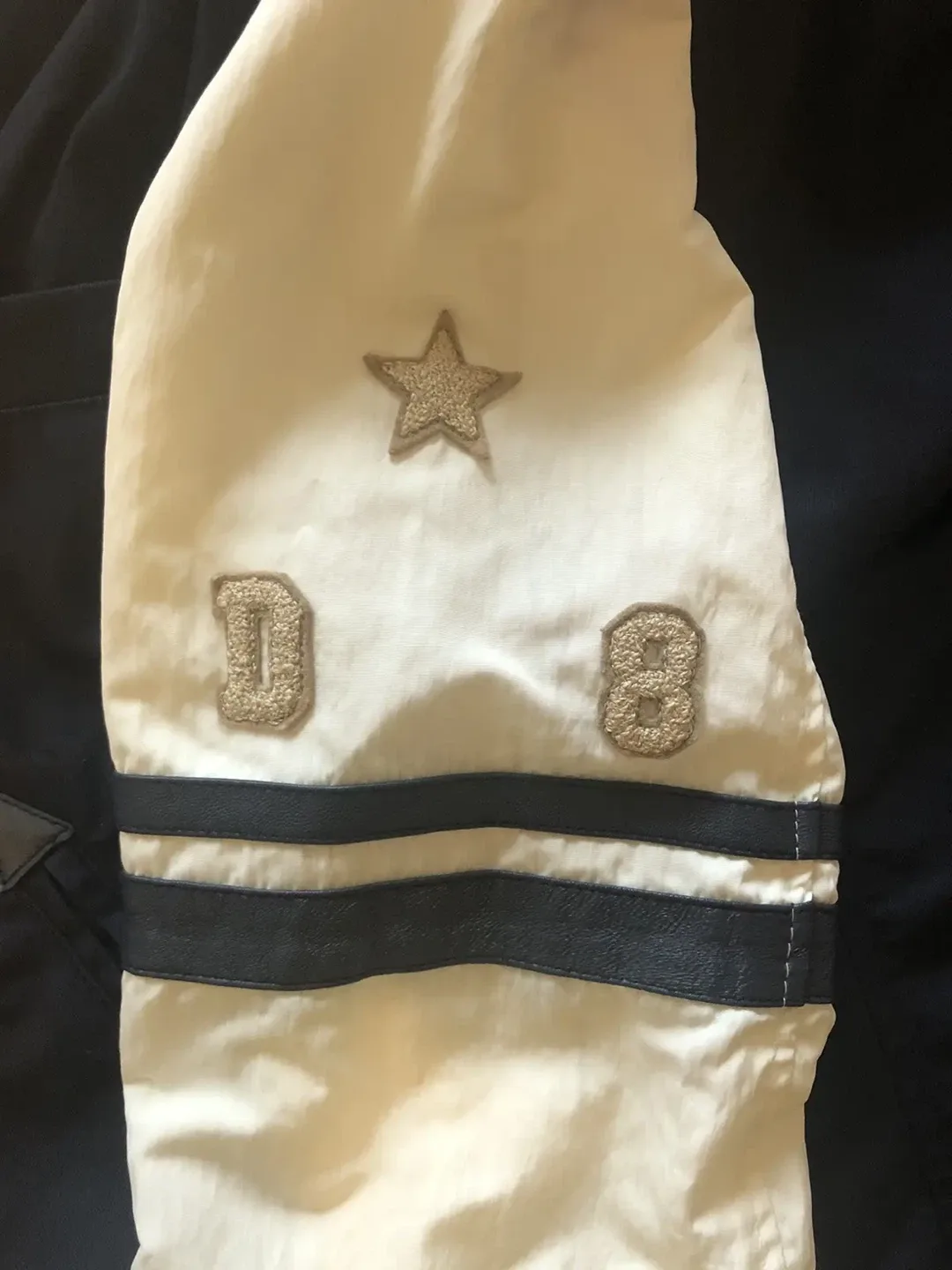 Rare Vintage DIESEL Varsity Jacket/Blazer Navy & White - Size M image indicator(4)