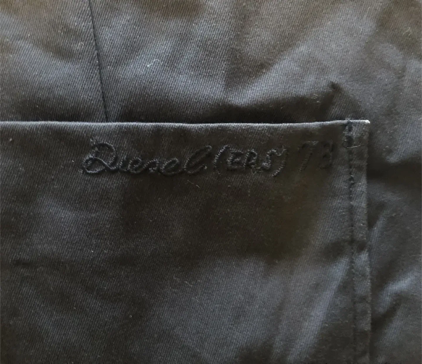 Rare Vintage DIESEL Varsity Jacket/Blazer Navy & White - Size M image indicator(8)