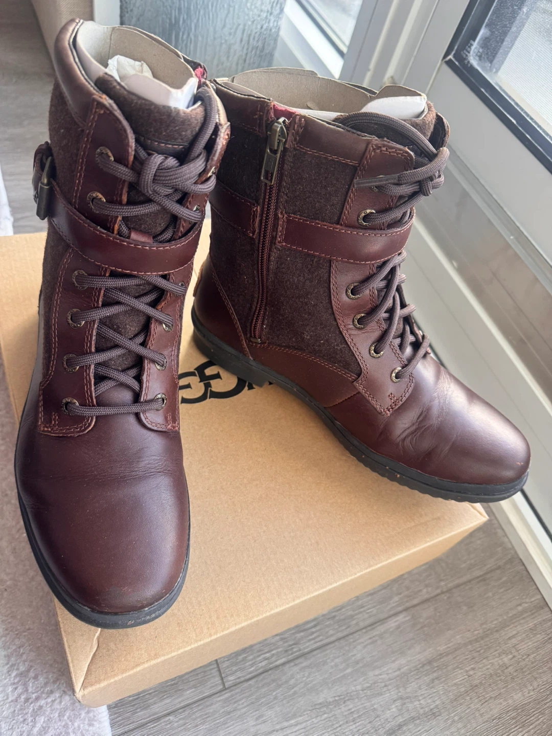 UGG Kesey Brown Chestnut Boots