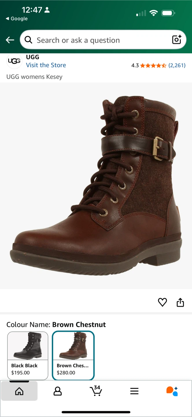 UGG Kesey Brown Chestnut Boots - photo 3