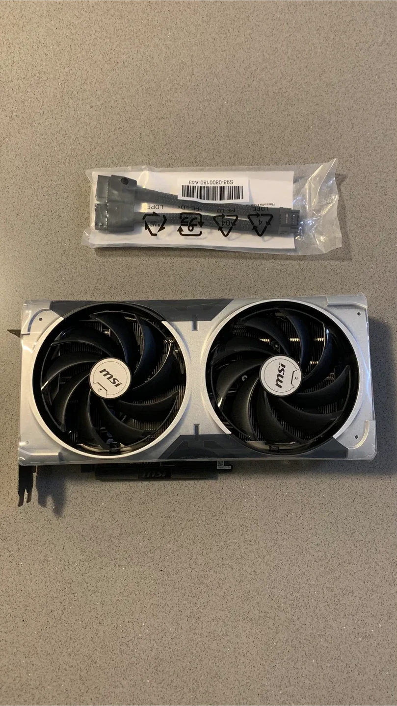 MSI RTX 5070 12G Ventus 2X OC Graphics card - Brand New