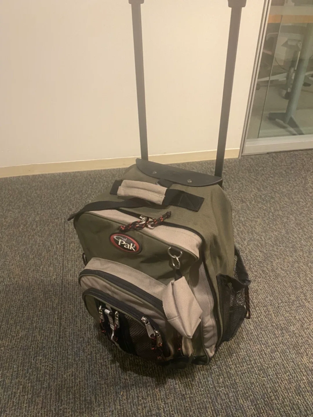 Cal Pak Rolling Backpack - Olive Green #Cleanout