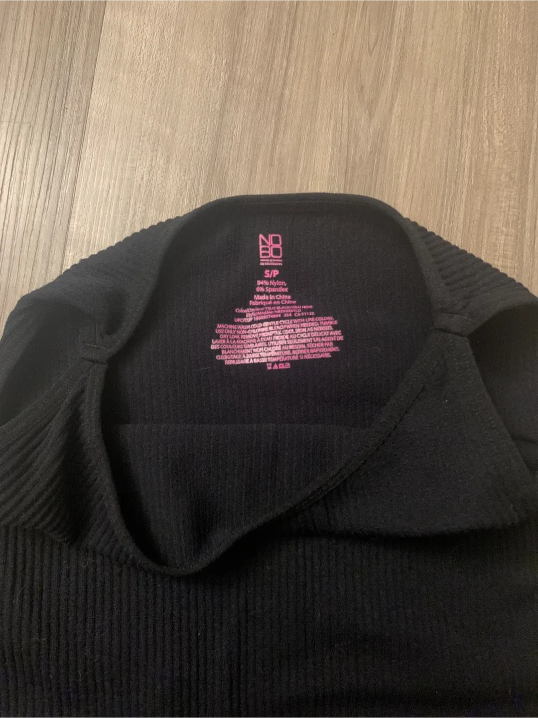 No Boundaries Black Ribbed Tank Top - Size S image indicator(2)