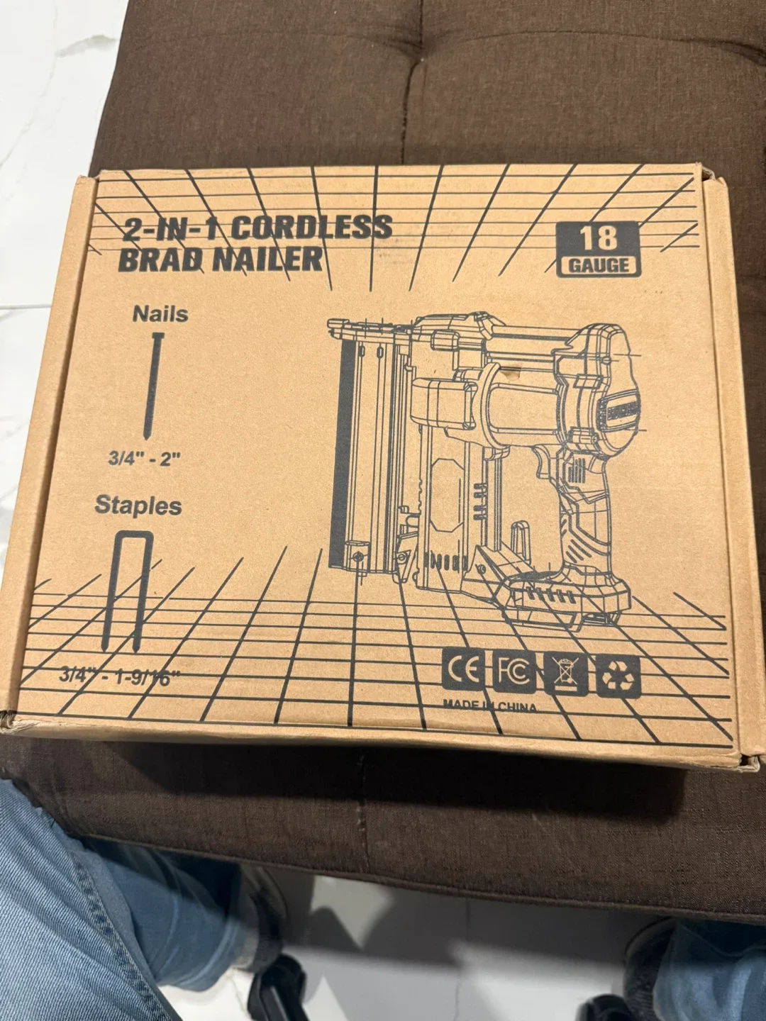 MtiolHig 2-in-1 Cordless Brad Nailer - New! image indicator(2)