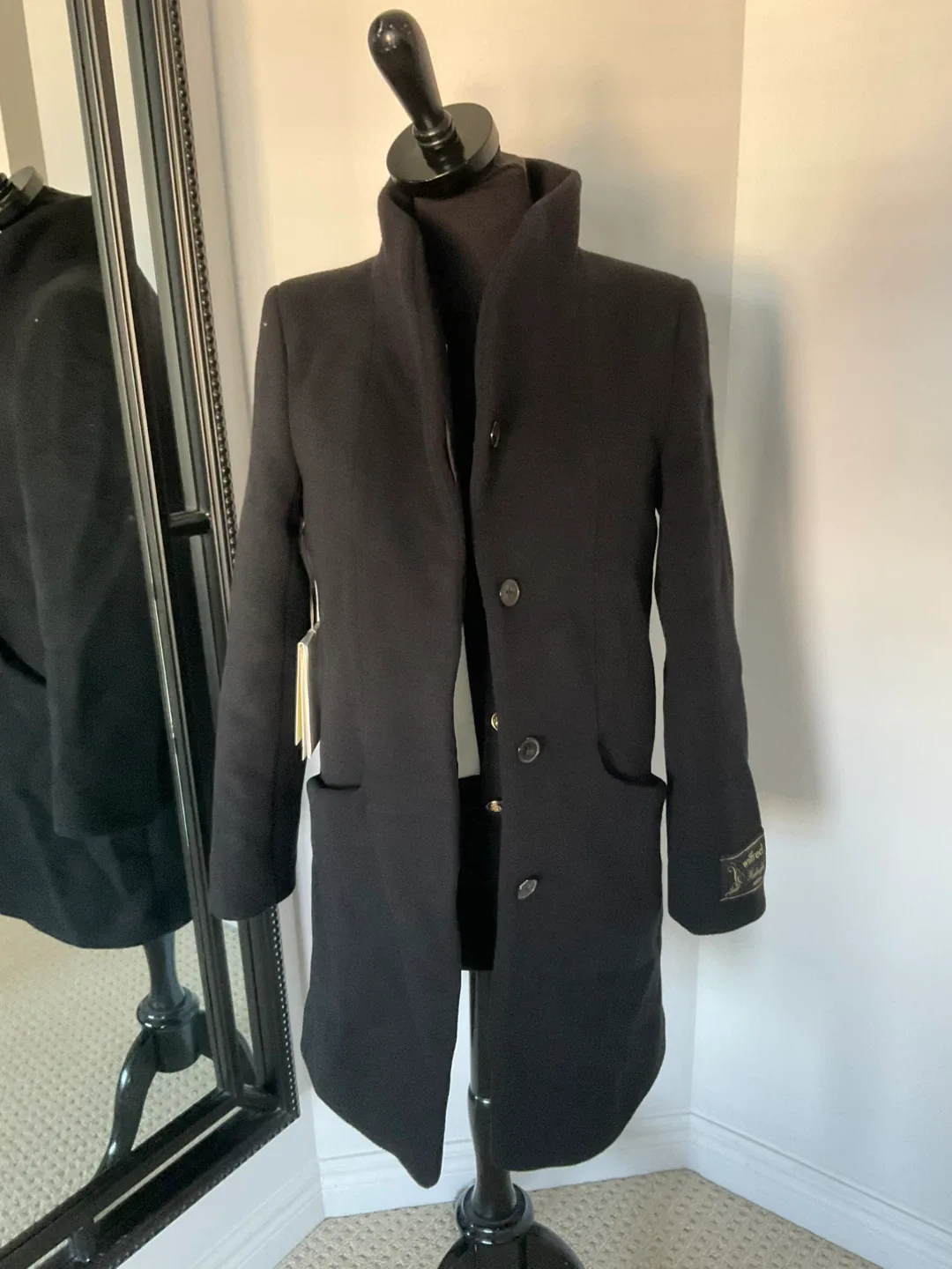 Wilfred The Cocoon Coat - Black xs nwt