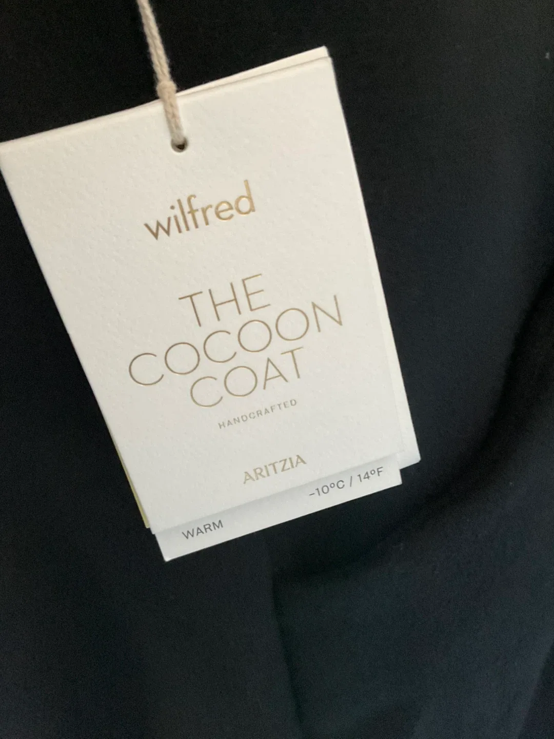 Wilfred The Cocoon Coat - Black xs nwt image indicator(4)