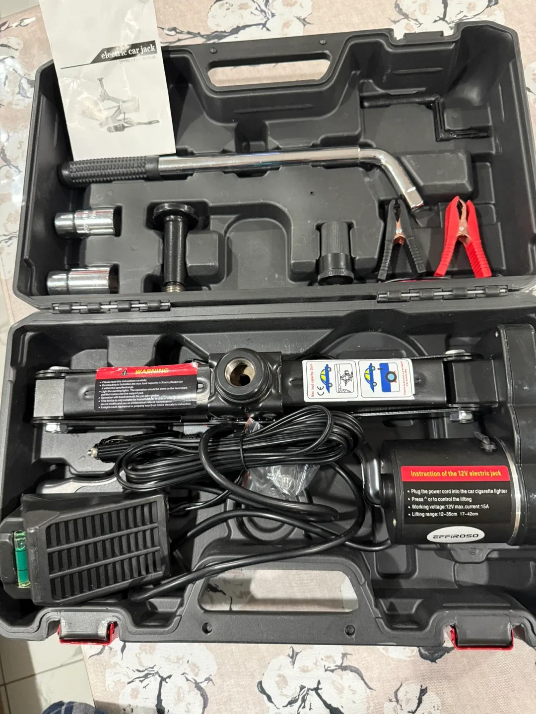 Electric Car Jack Kit - SUV Tire Change image indicator(5)