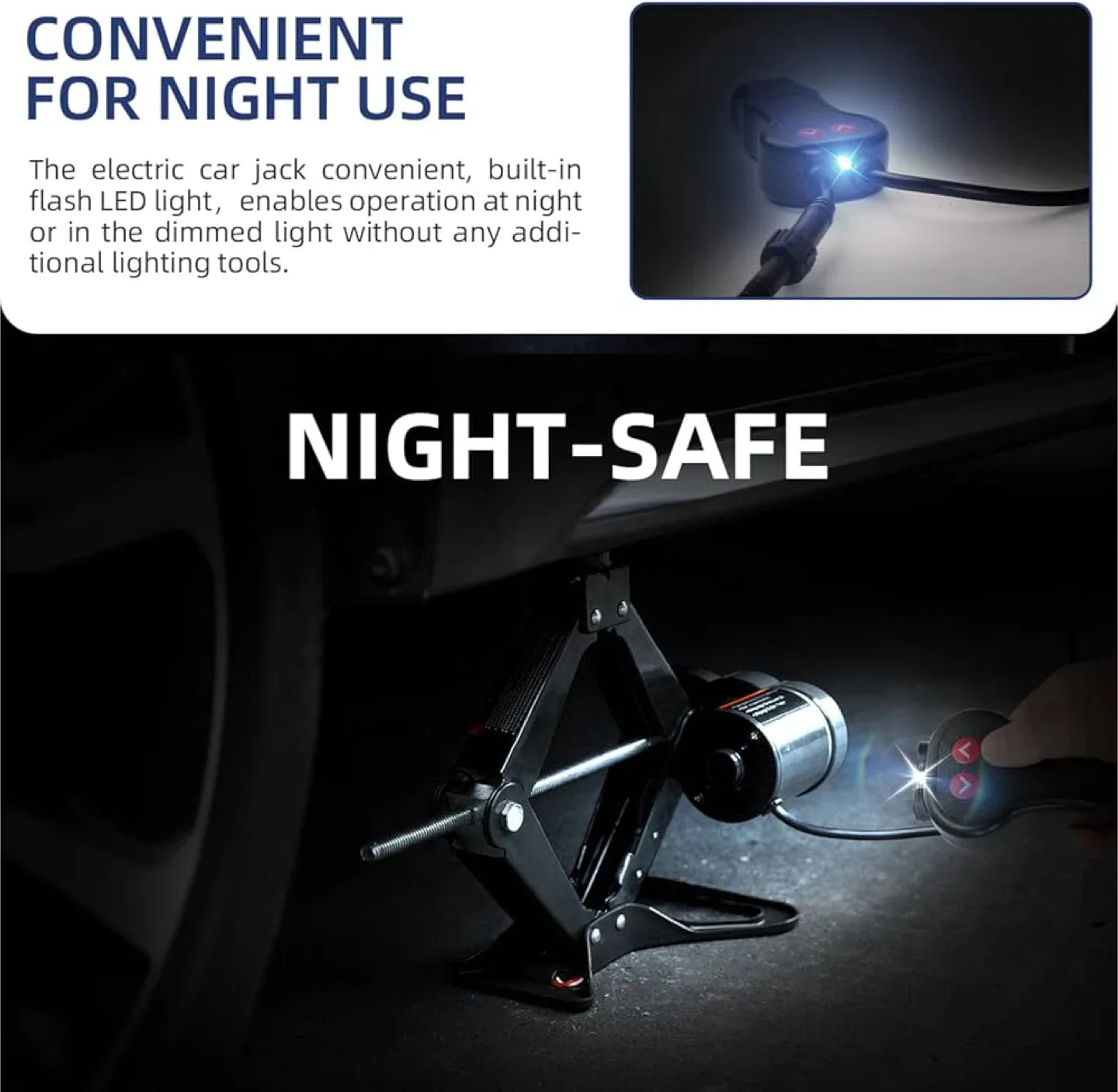 Electric Car Jack Kit - SUV Tire Change image indicator(3)