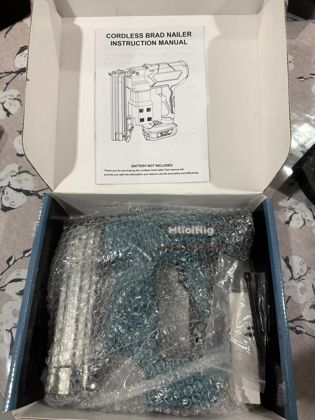 Cordless Brad Nailer 2-in-1 Compatible with Makita Battery image indicator(5)