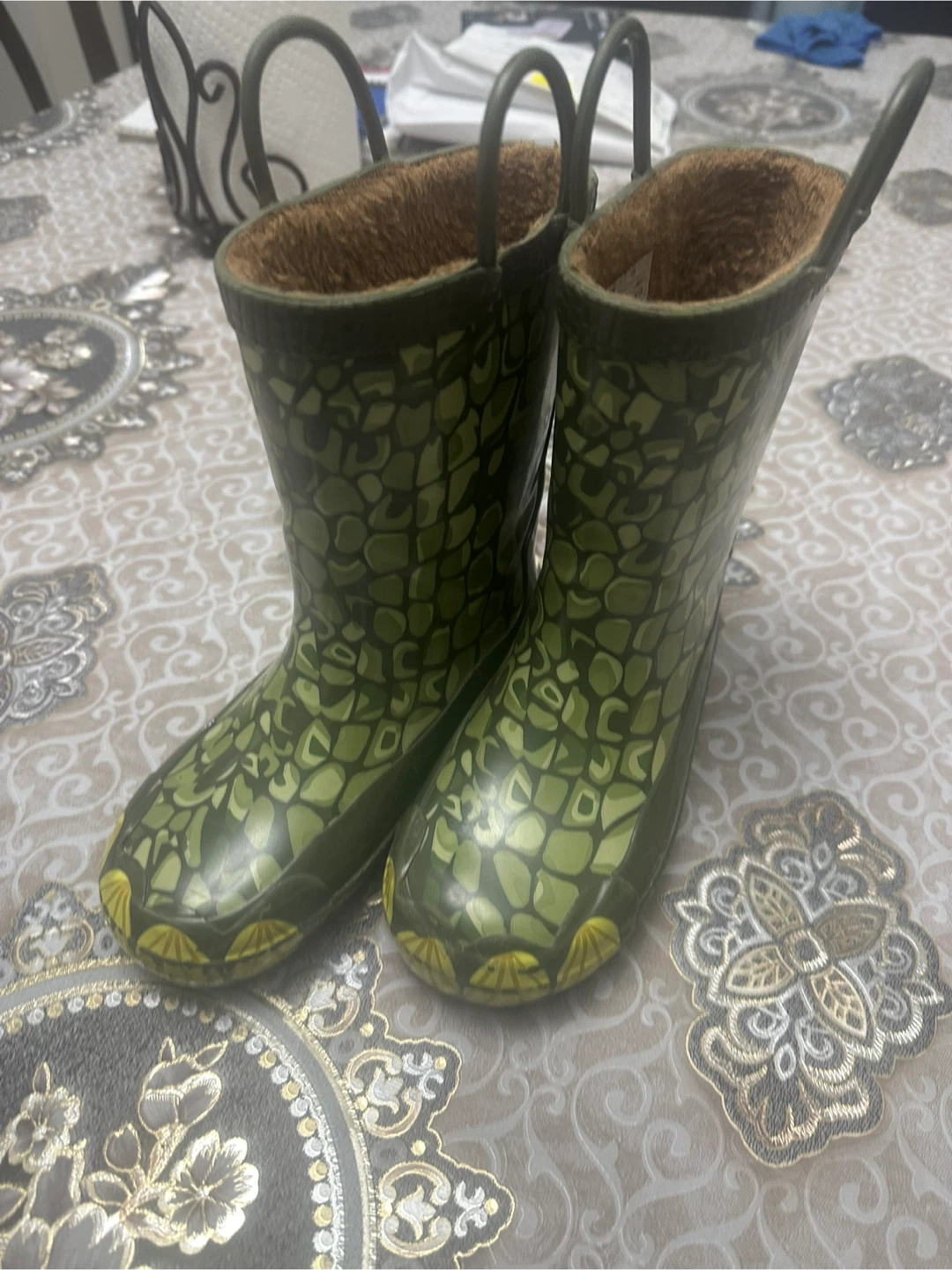 Kids Green Rain Boots - photo 2