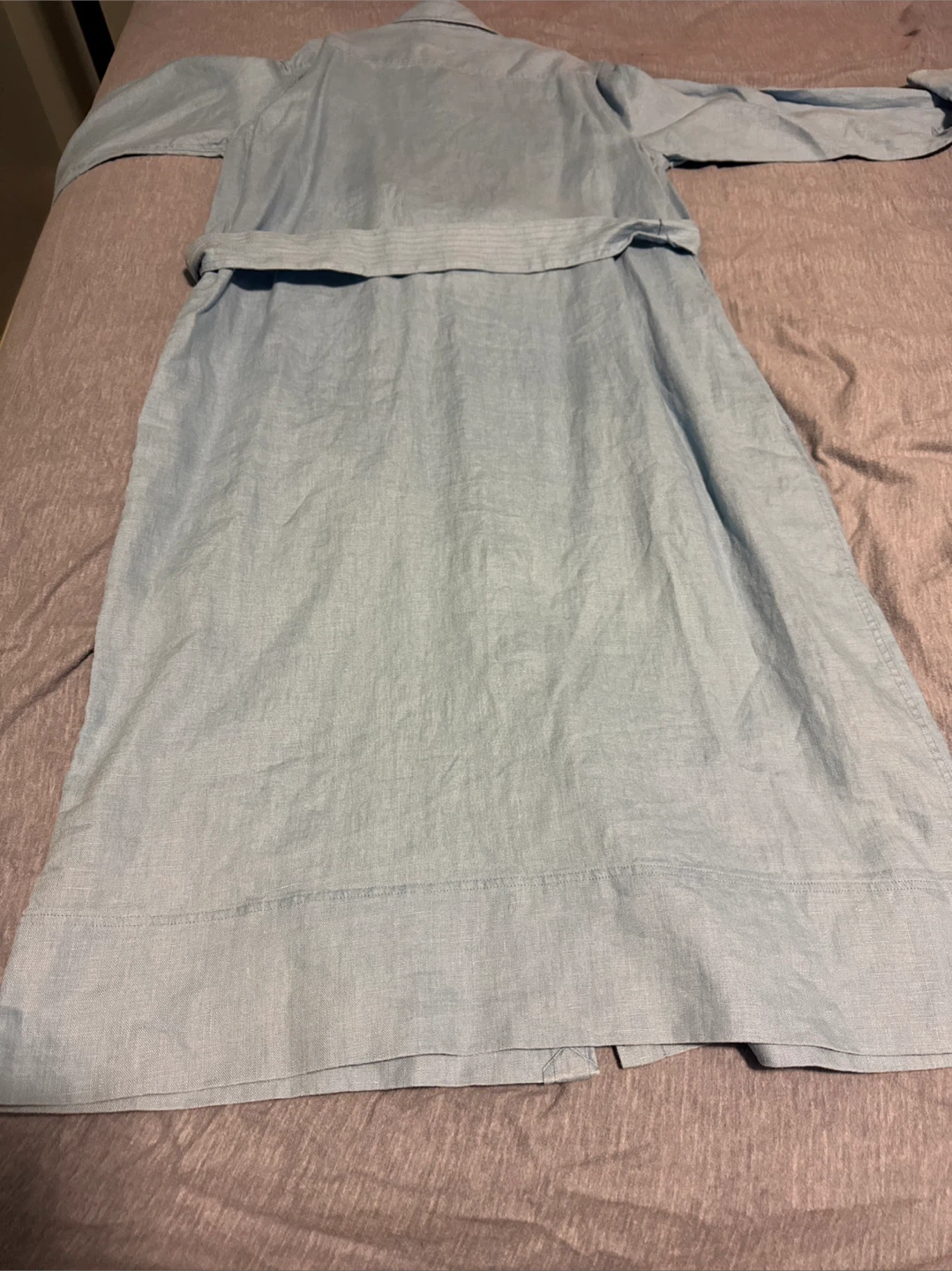 Ralph Lauren Belted Linen Shirt Dress - photo 3