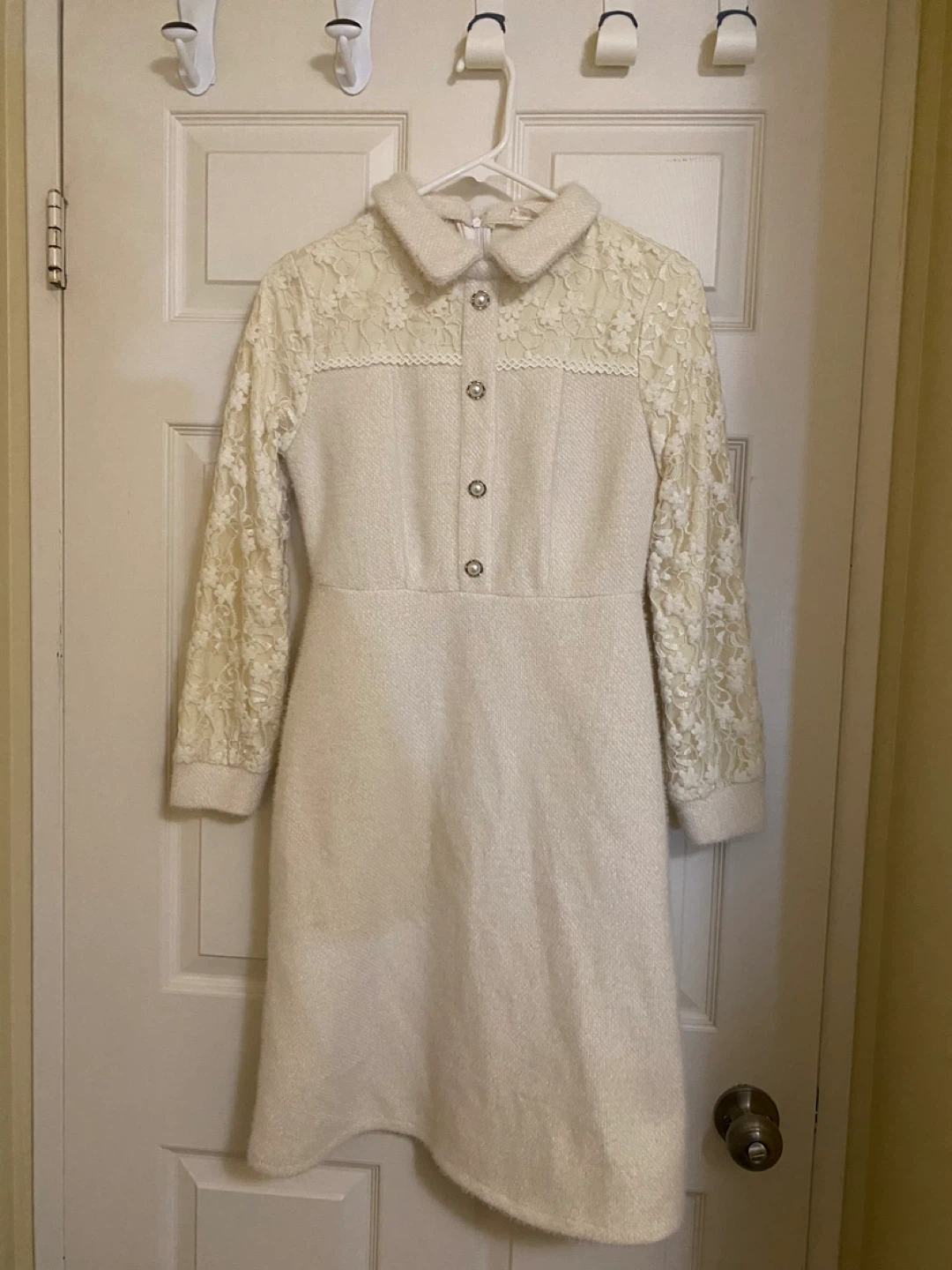 Lace Wool Dress