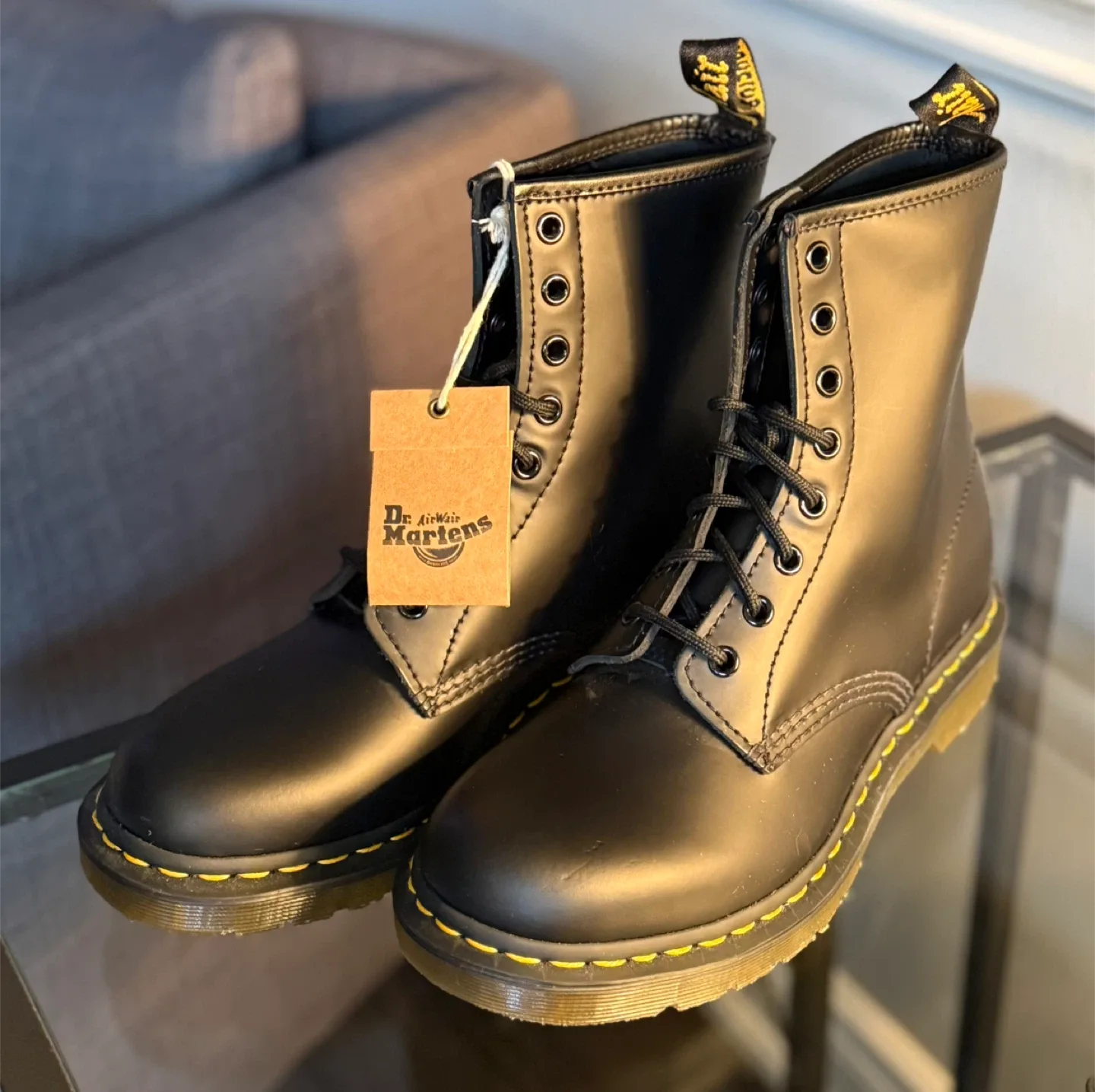 Dr. Martens 1460 Black Leather Boots - New image indicator(5)