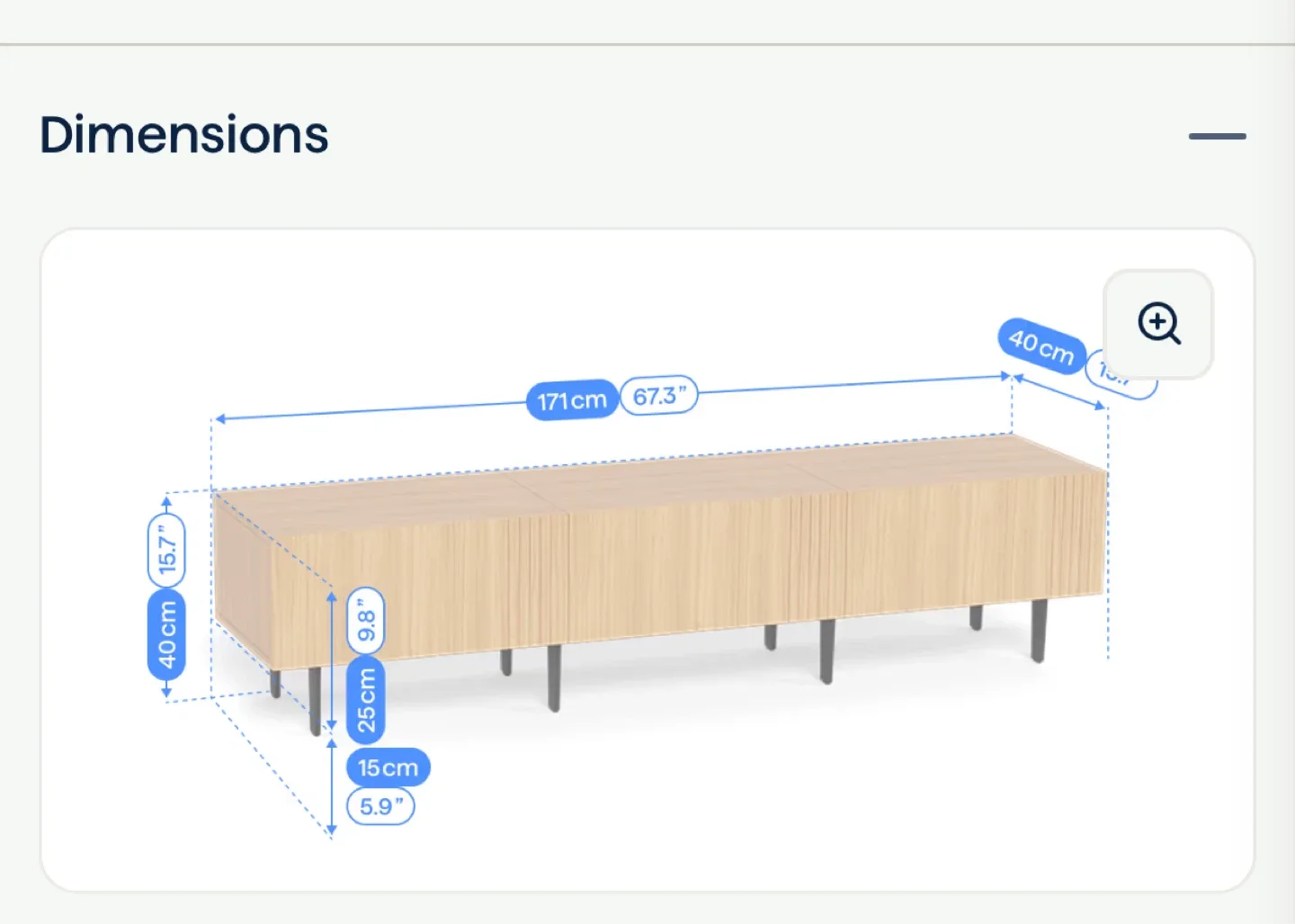 Cozey Stella Media Unit - Oak Style (3pcs) image indicator(4)