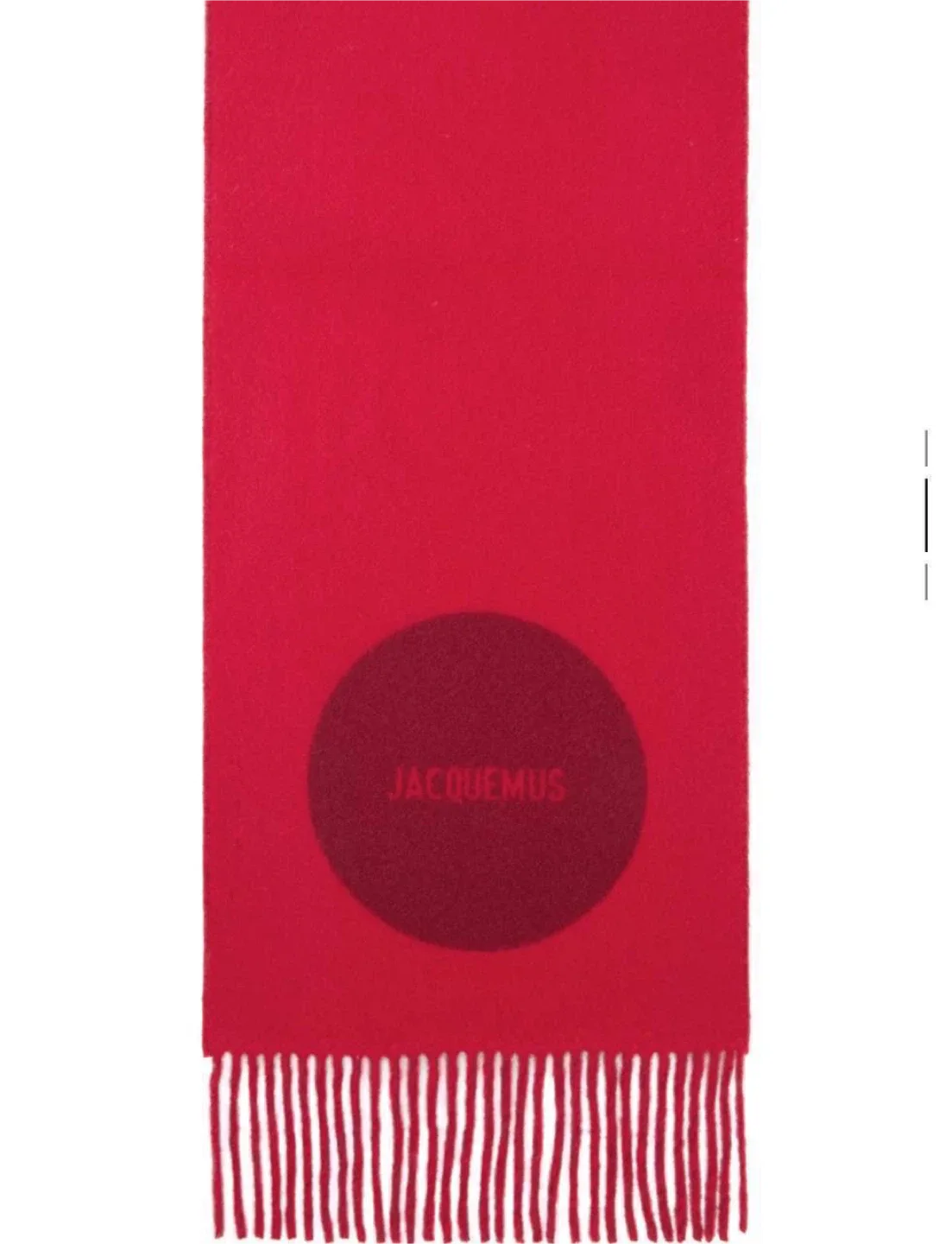 Jacquemus Le Rond Carré Scarf - Red image indicator(3)